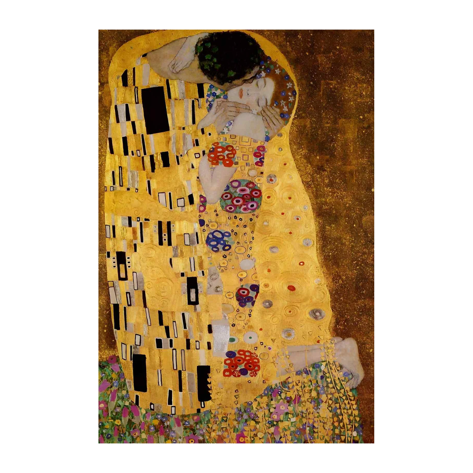 Gustav Klimt The Kiss Gold Wall Art Wall Art
