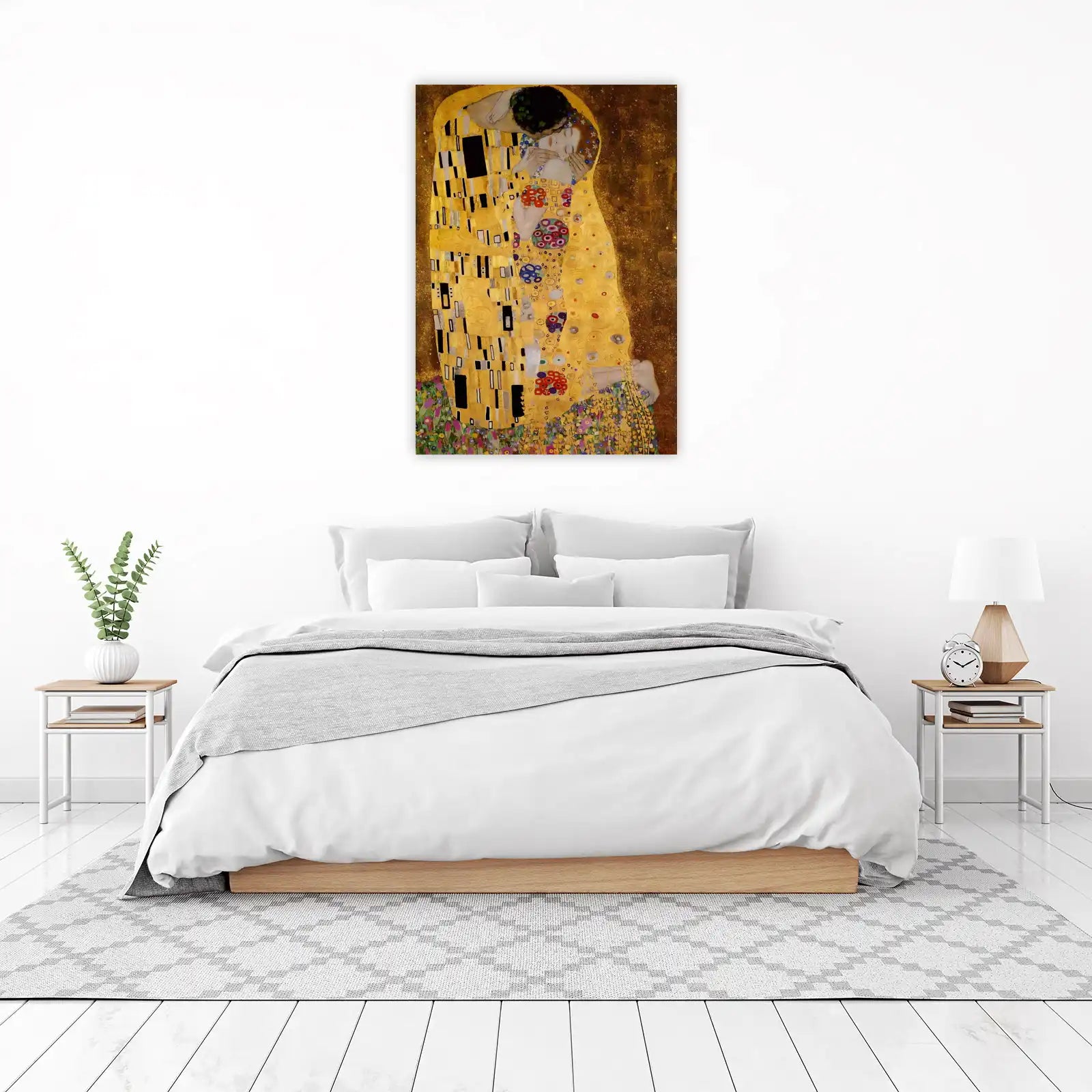 Gustav Klimt The Kiss Gold Wall Art Wall Art
