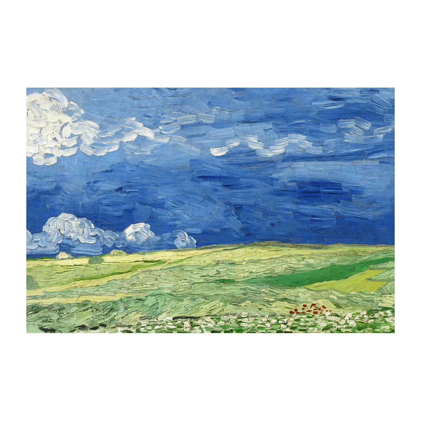 Impressionist Sky & Fields Wall Art
