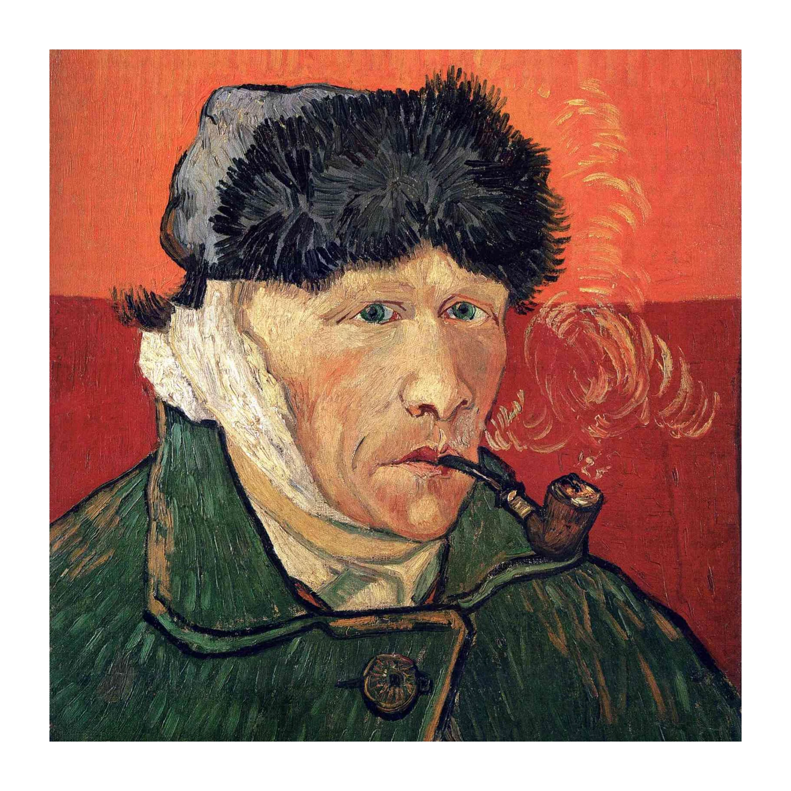 Van Gogh Self-Portrait with Bandaged Ear Wall Art