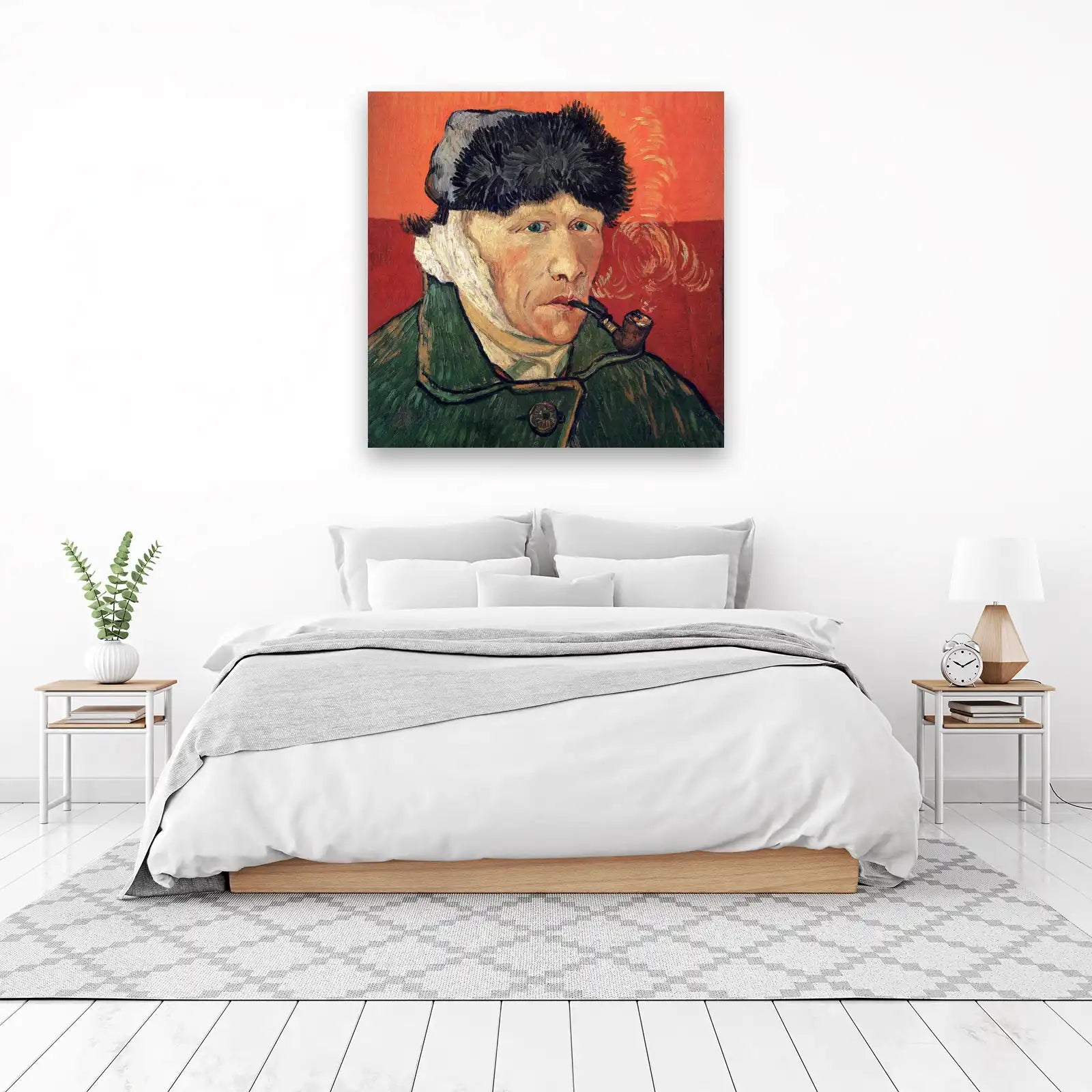 Van Gogh Self-Portrait with Bandaged Ear Wall Art