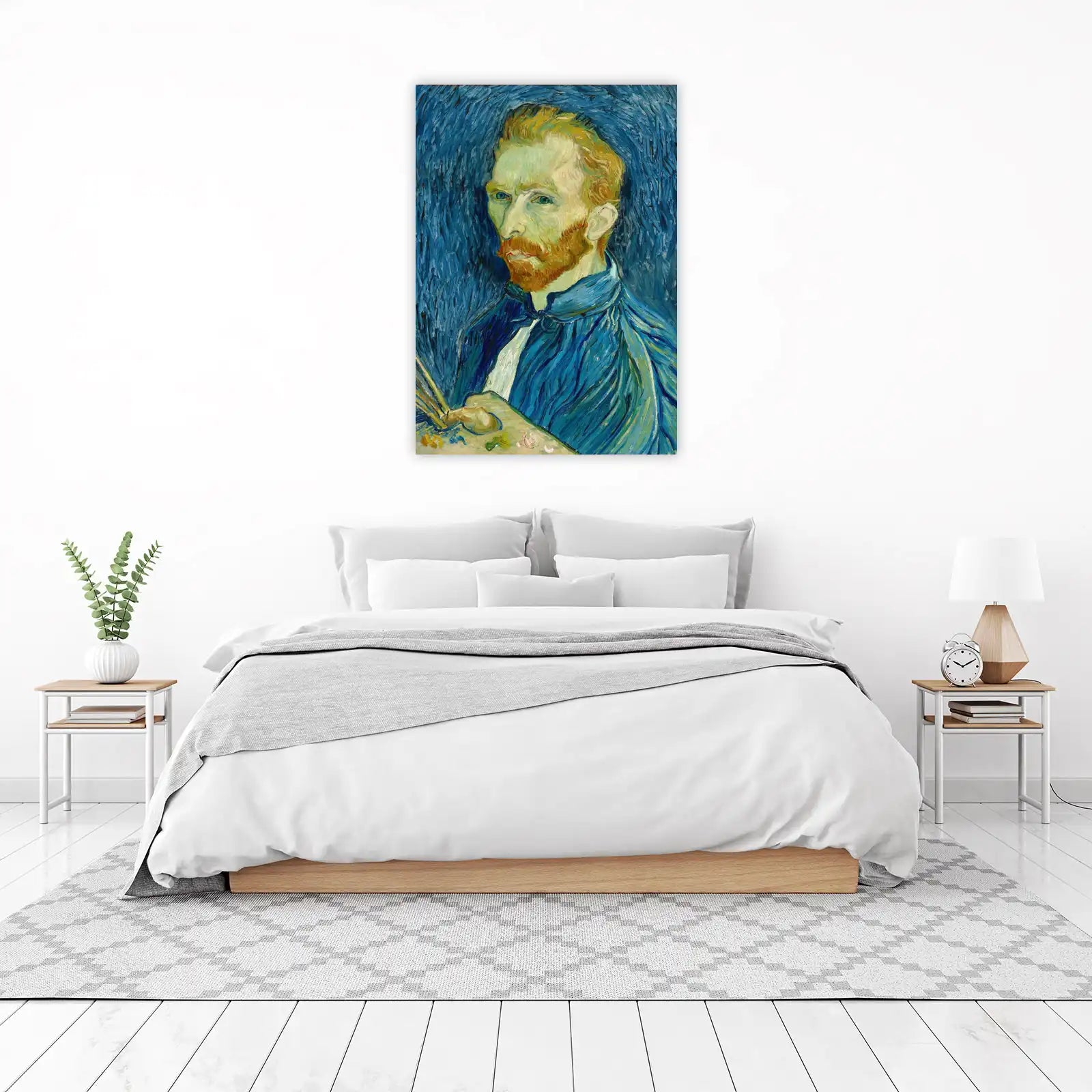 Van Gogh Self-Portrait Blue Portrait Wall Art