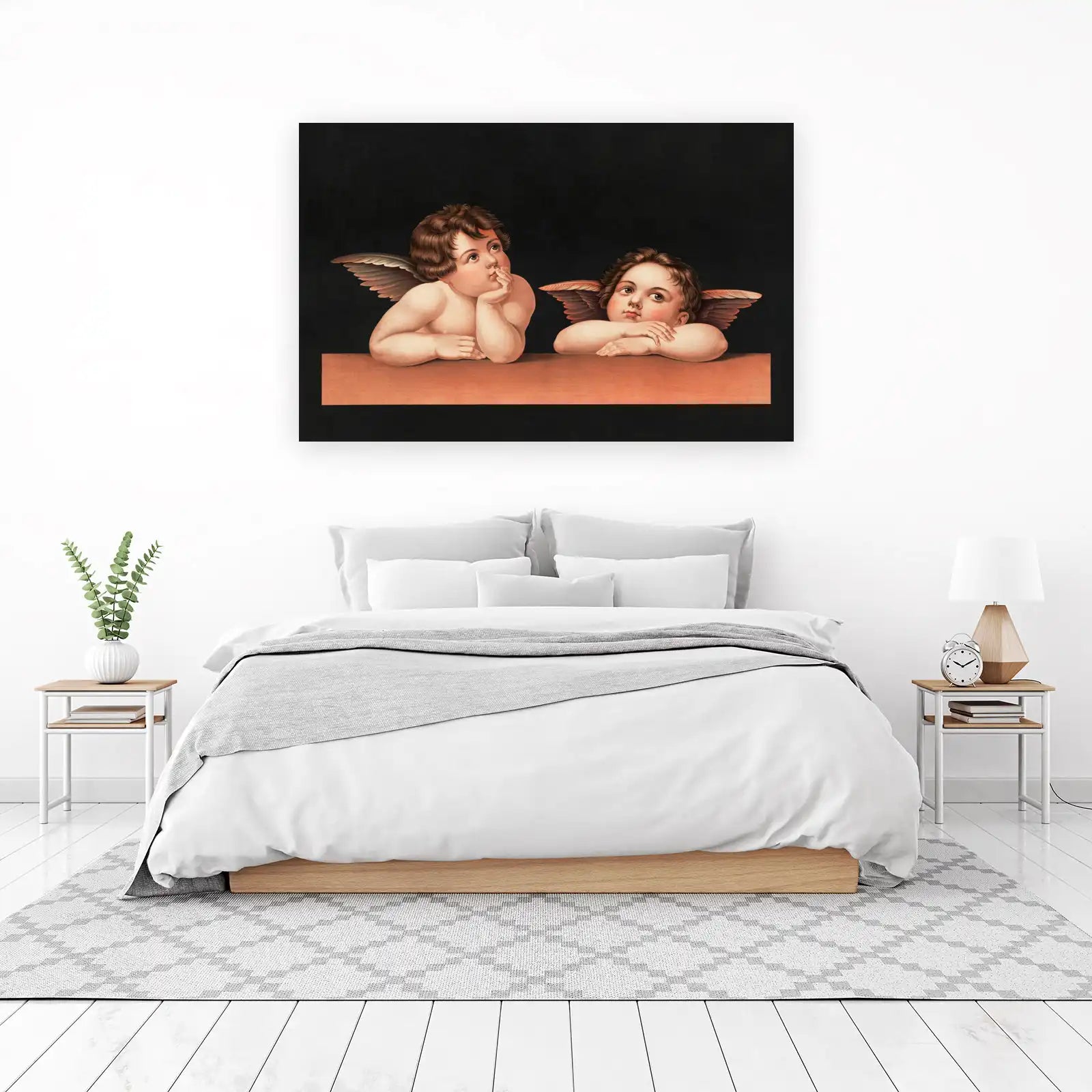 Vintage Cherub Duo Wall Art Wall Art