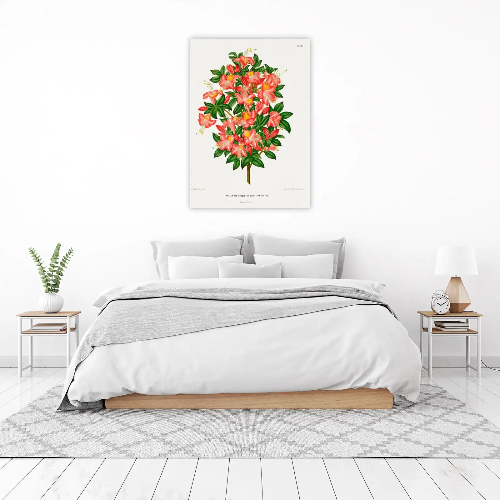 Vibrant Azalea Floral Botanical Wall Art