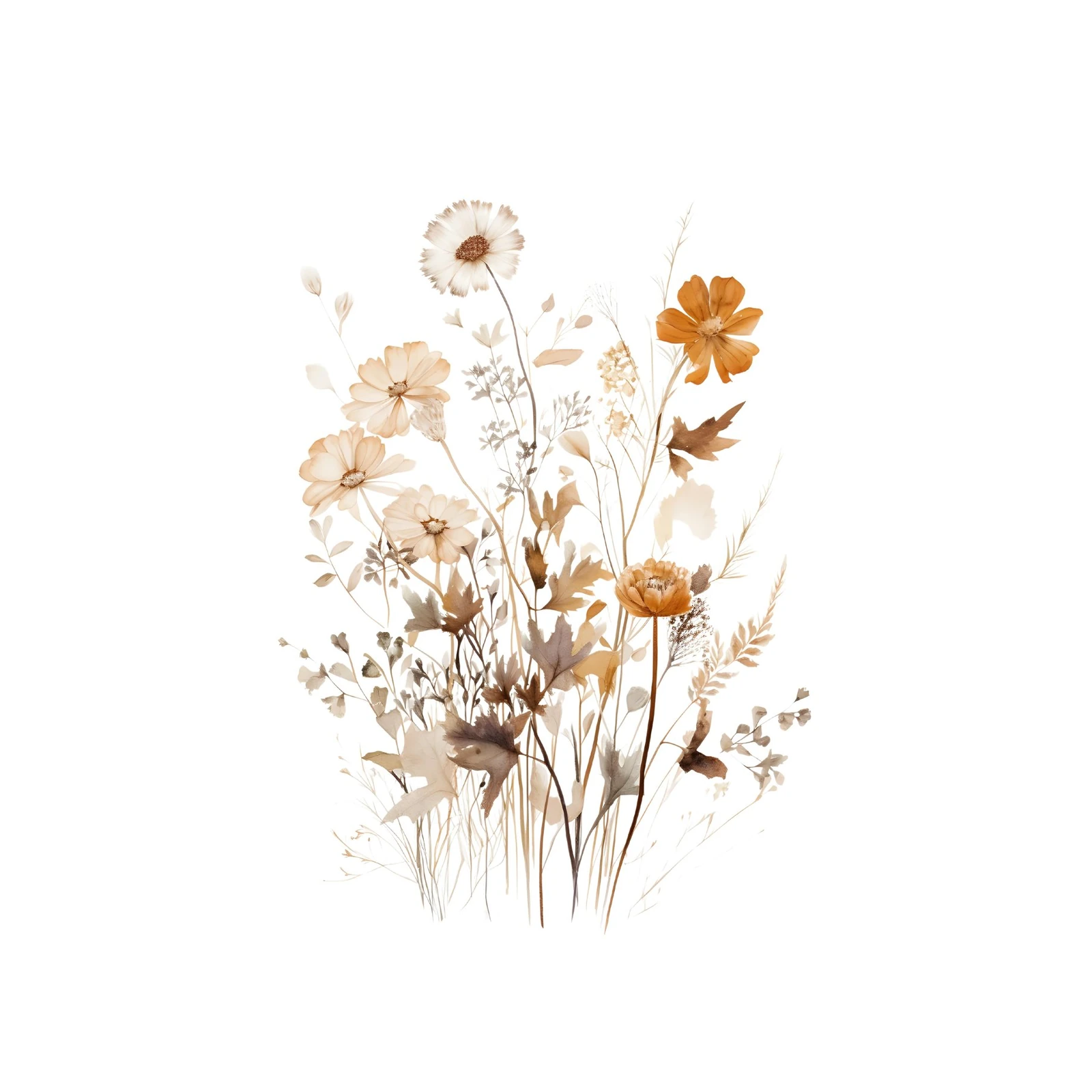 Bohemian Meadow Floral Art Wall Art