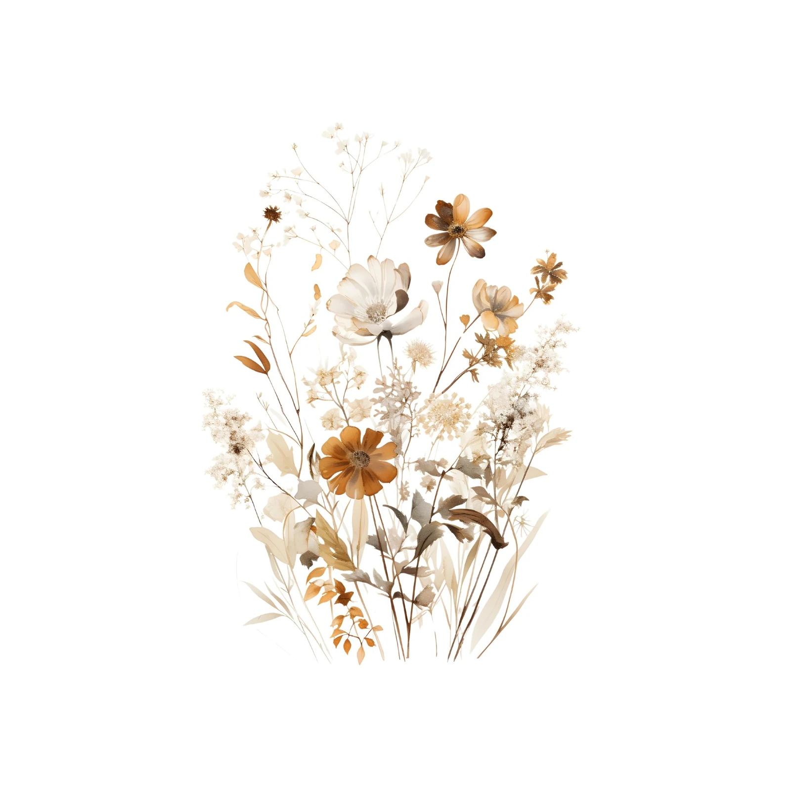 Ethereal Wildflower Meadow Wall Art