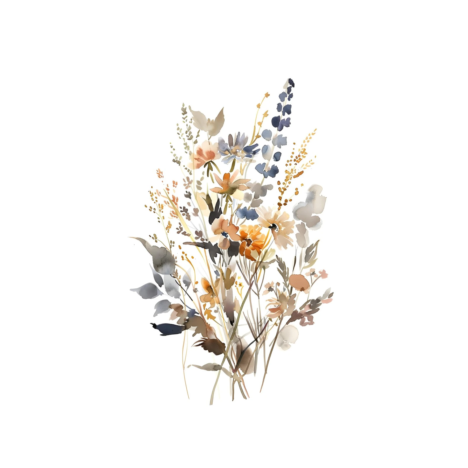Ethereal Meadow Blooms Wall Art