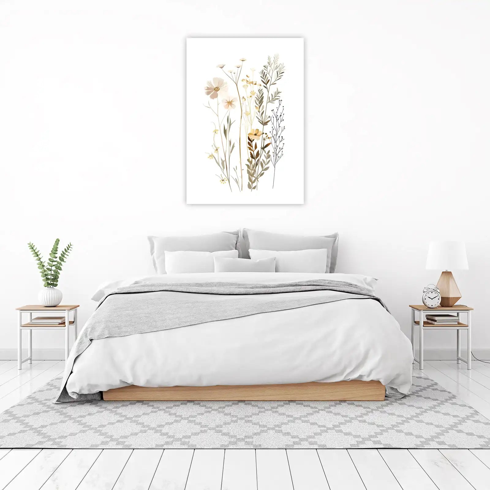 Boho Meadow Botanical Art Wall Art