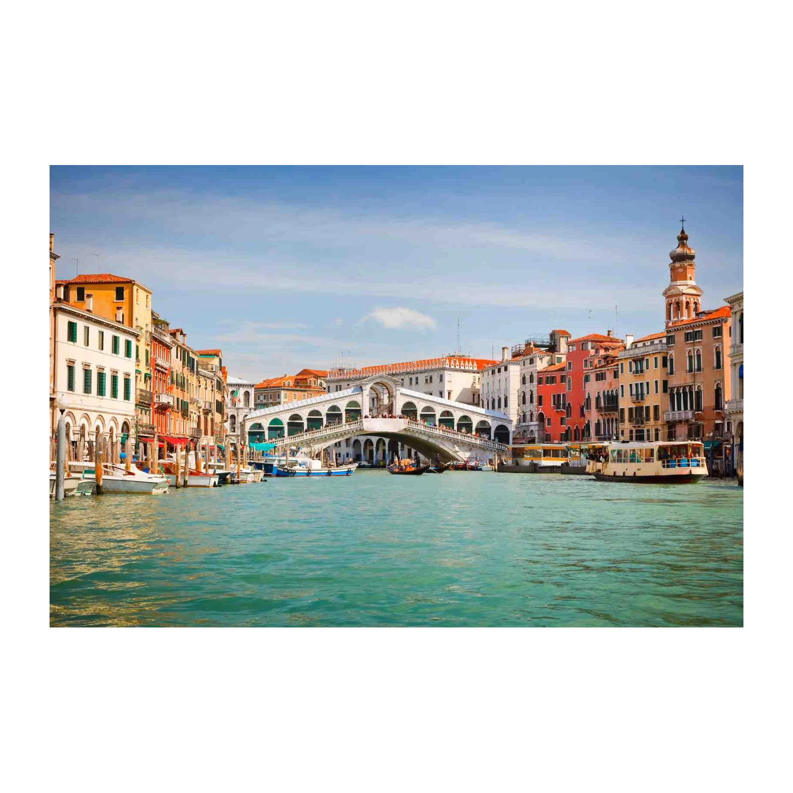 Venice Canal & Rialto Bridge Wall Art