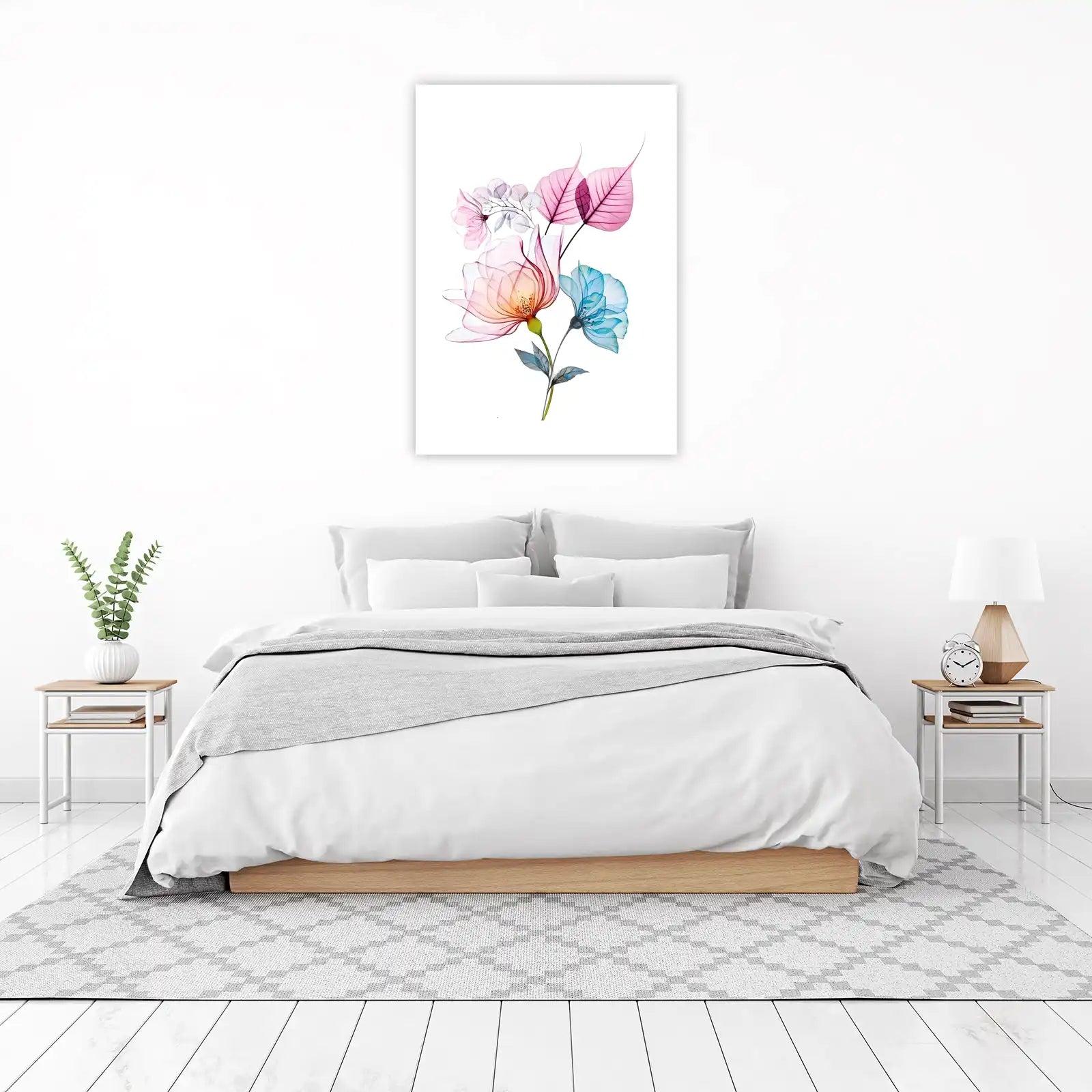 Ethereal Bloom Floral Art Wall Art