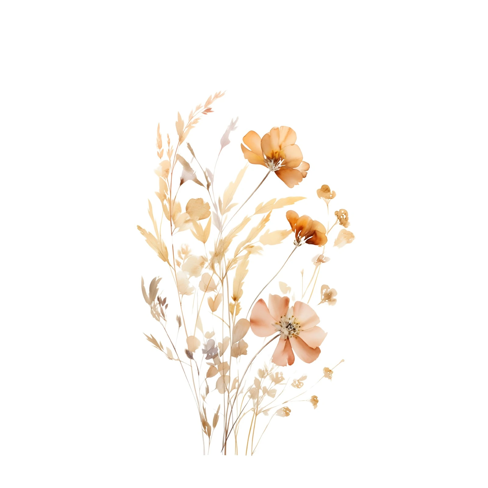 Ethereal Meadow Blooms Wall Art