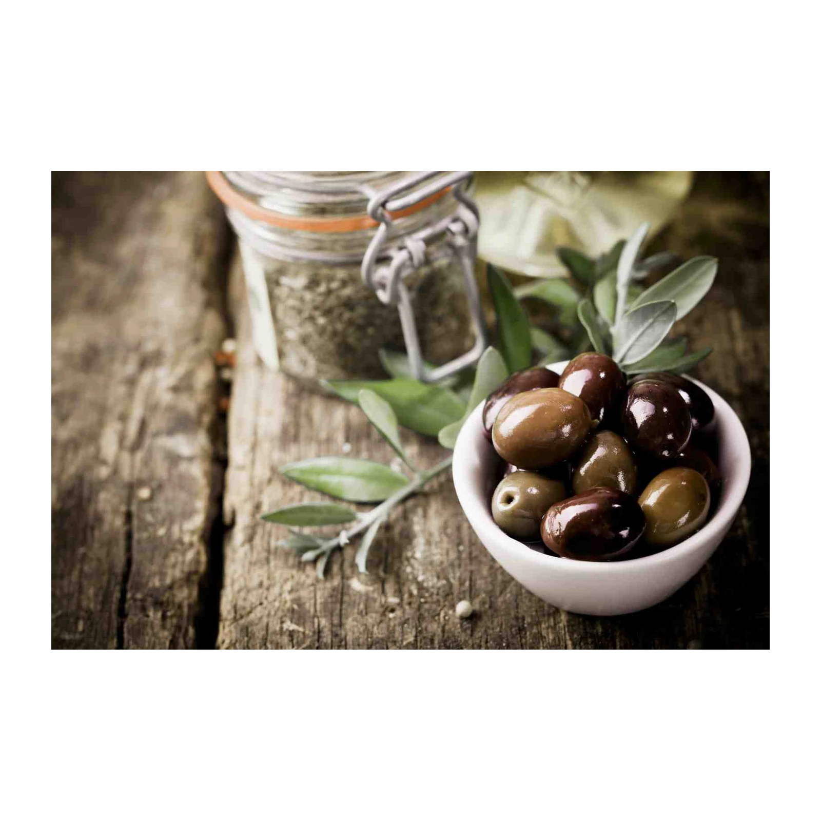 Gourmet Olives & Herbs Wall Art