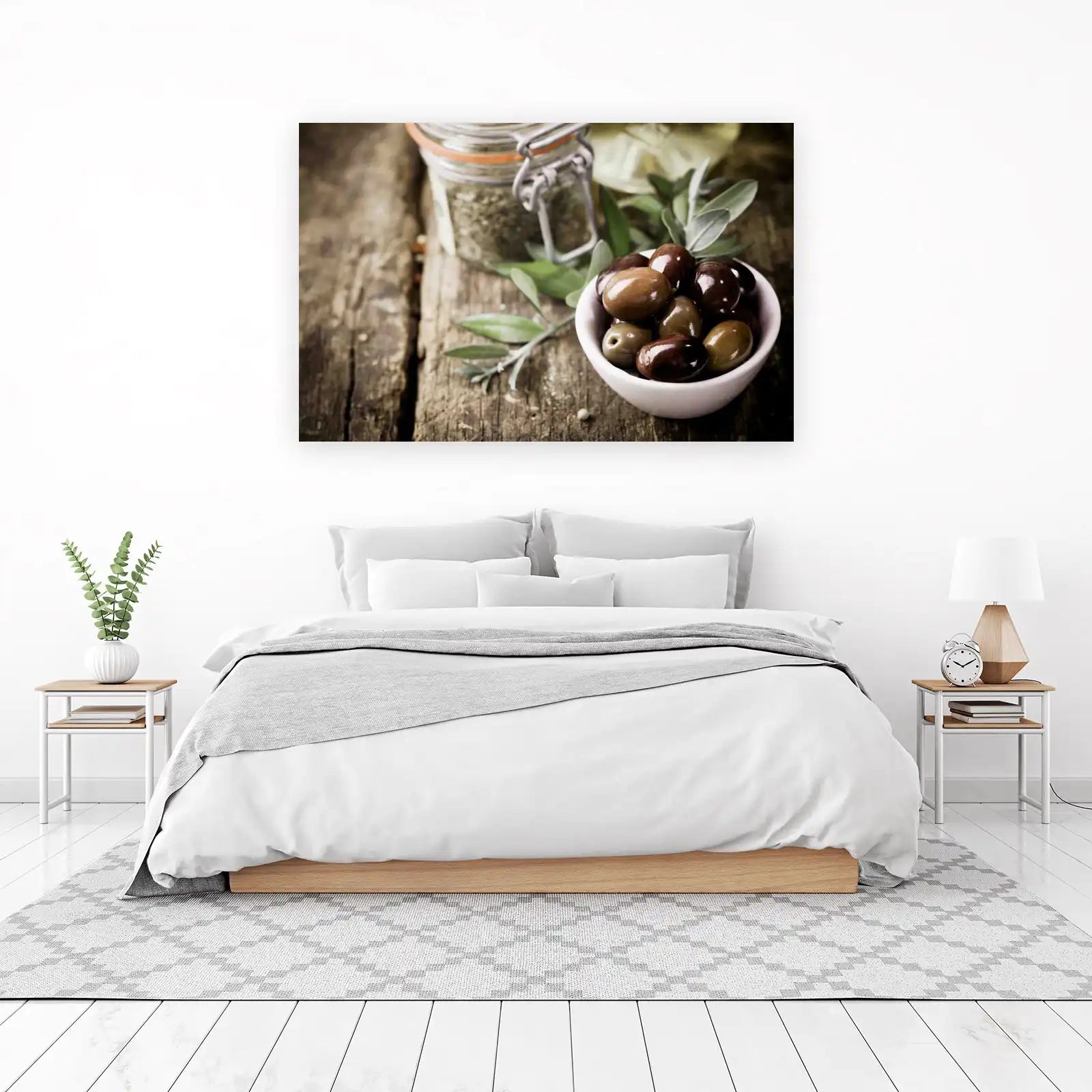 Gourmet Olives & Herbs Wall Art