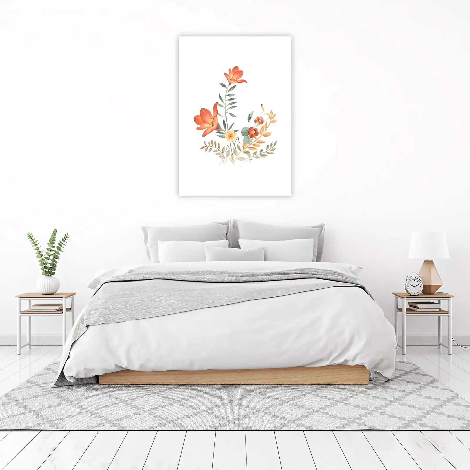 Vibrant Floral Arrangement Wall Art