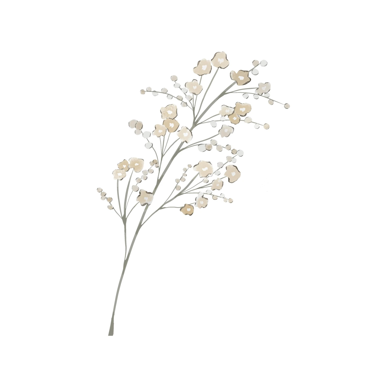 Delicate Botanical Branch Wall Art