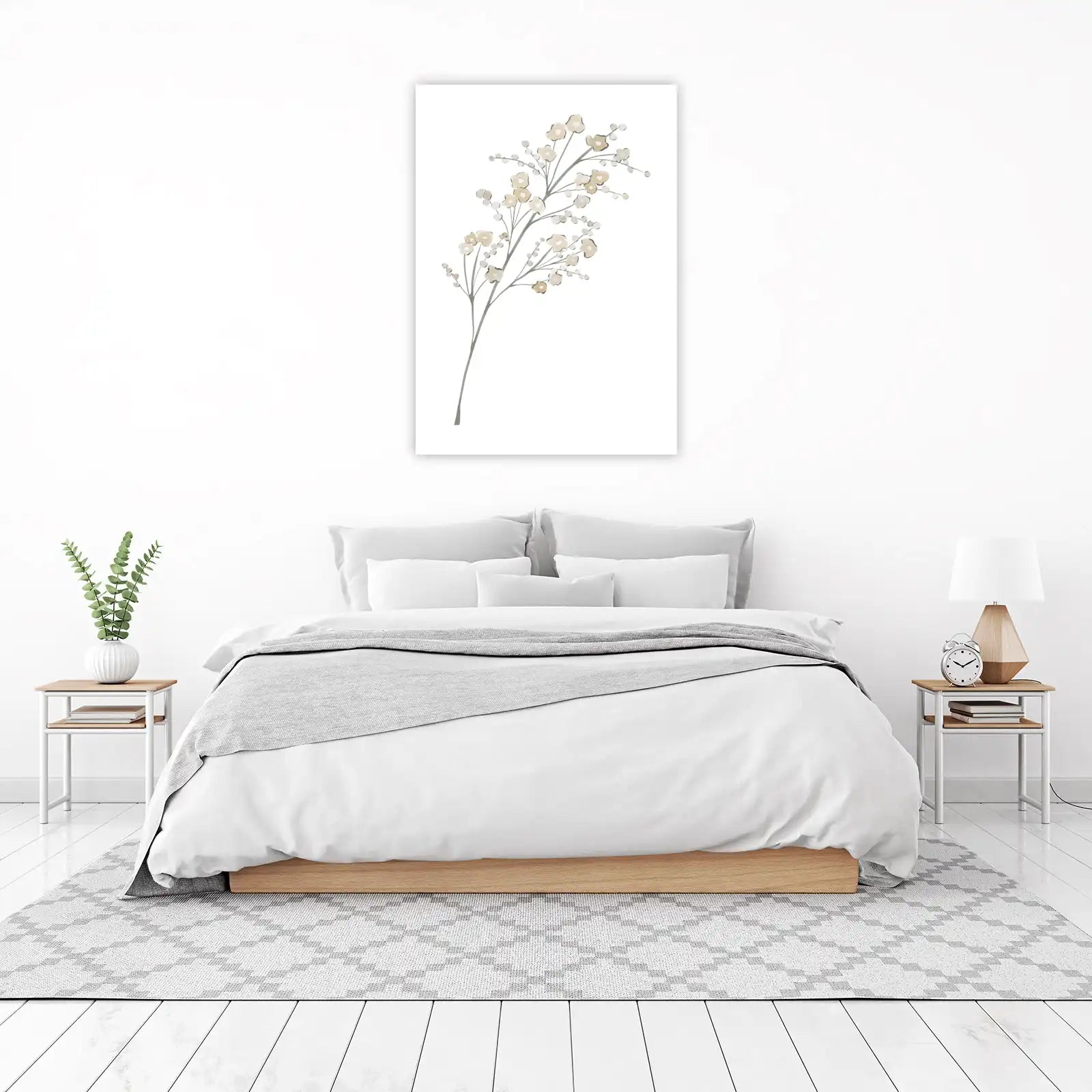 Delicate Botanical Branch Wall Art
