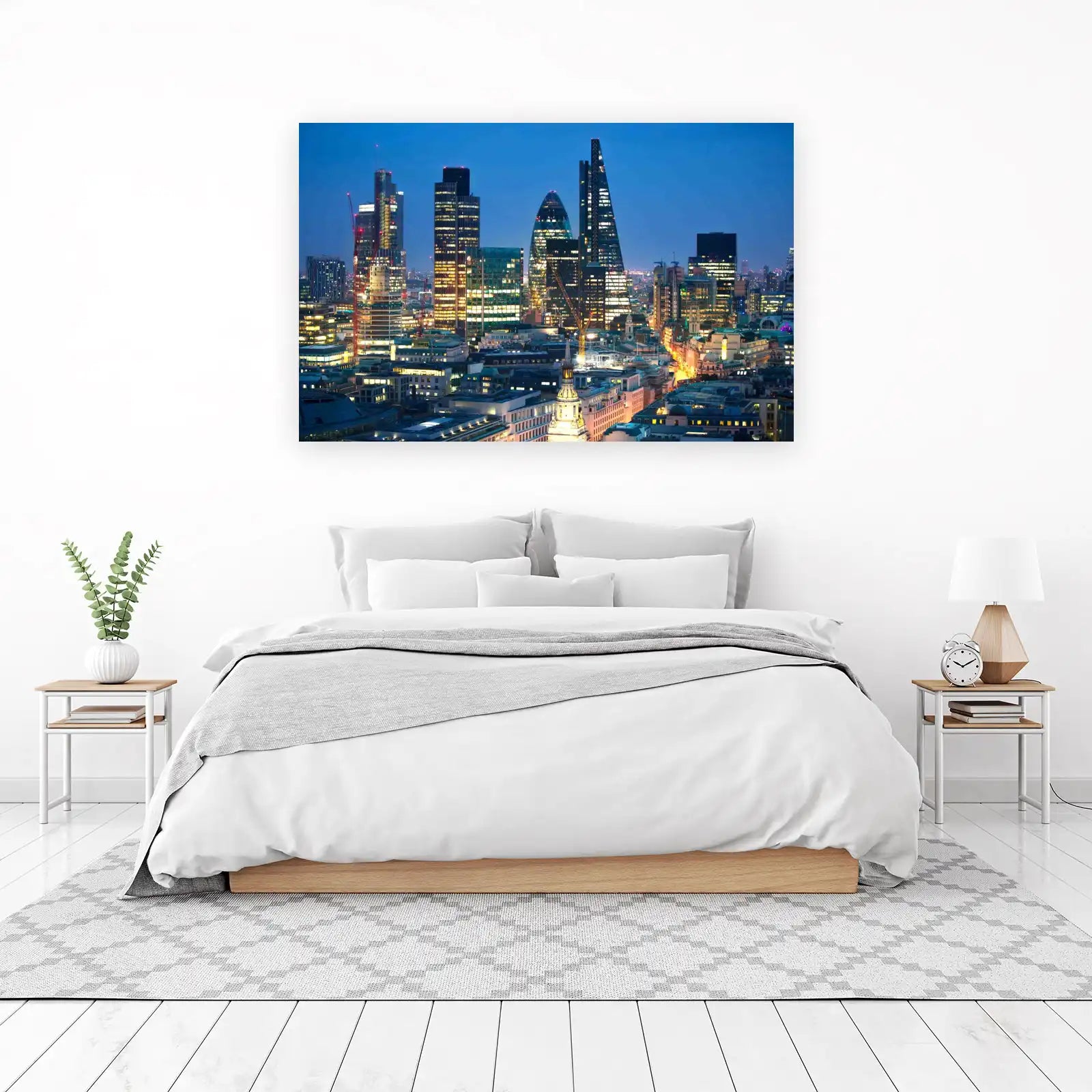 London Skyline Twilight Wall Art