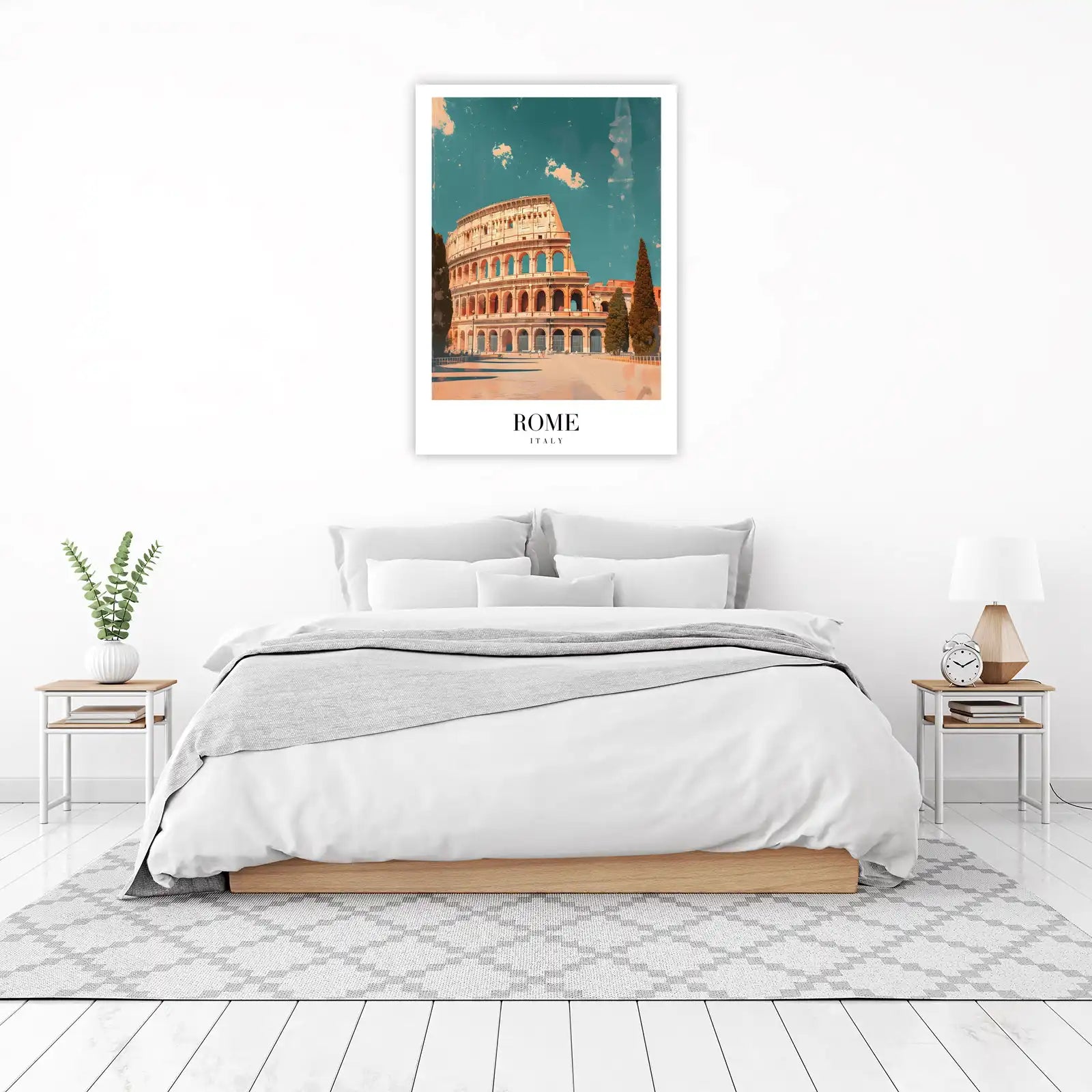 Vintage Rome Colosseum Wall Art