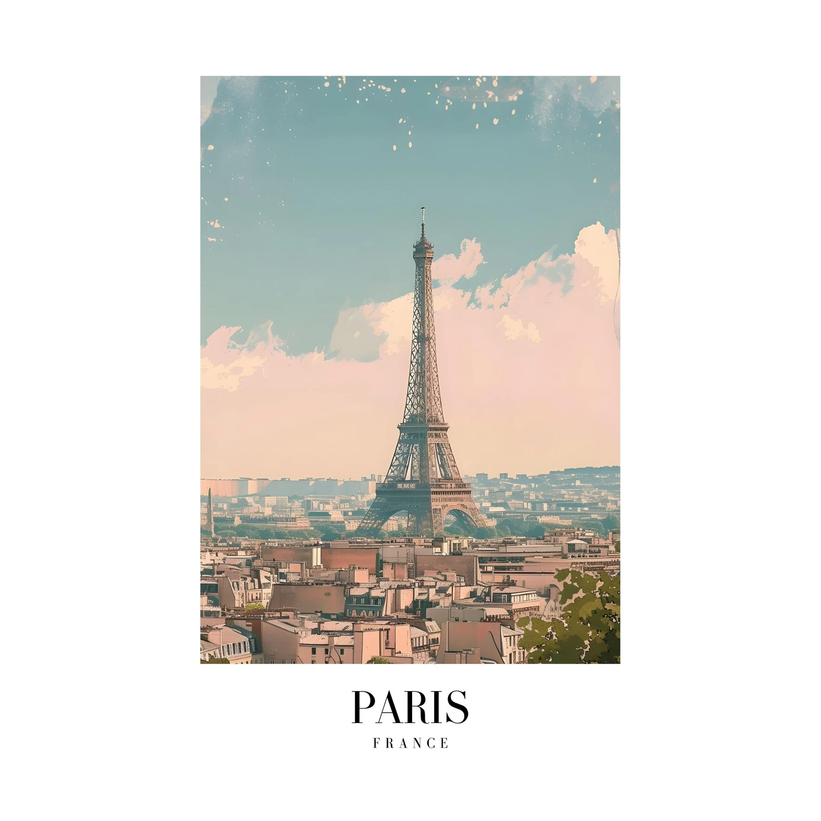 Parisian Dream Eiffel Tower Wall Art