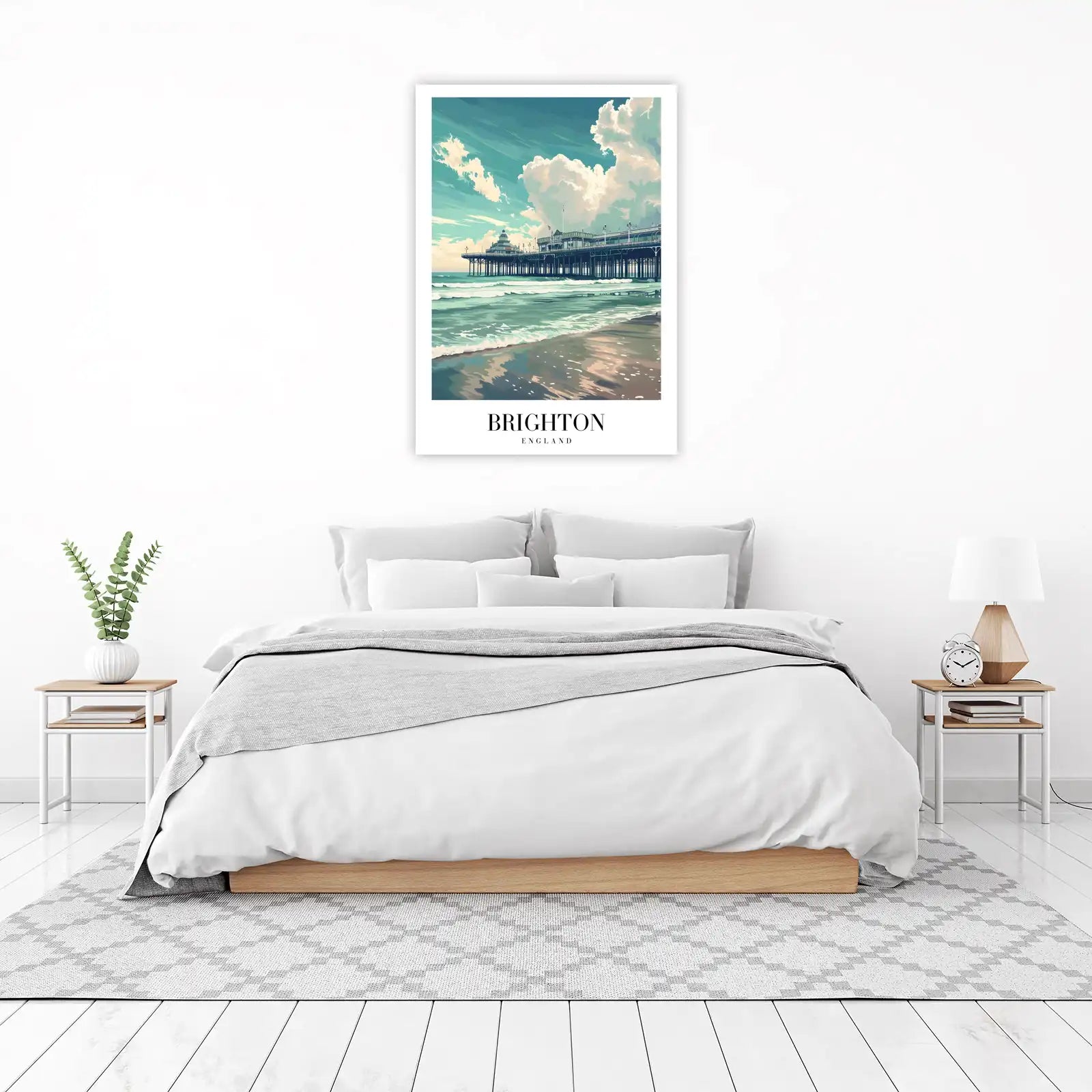 Brighton Pier Coastal Vibes Wall Art