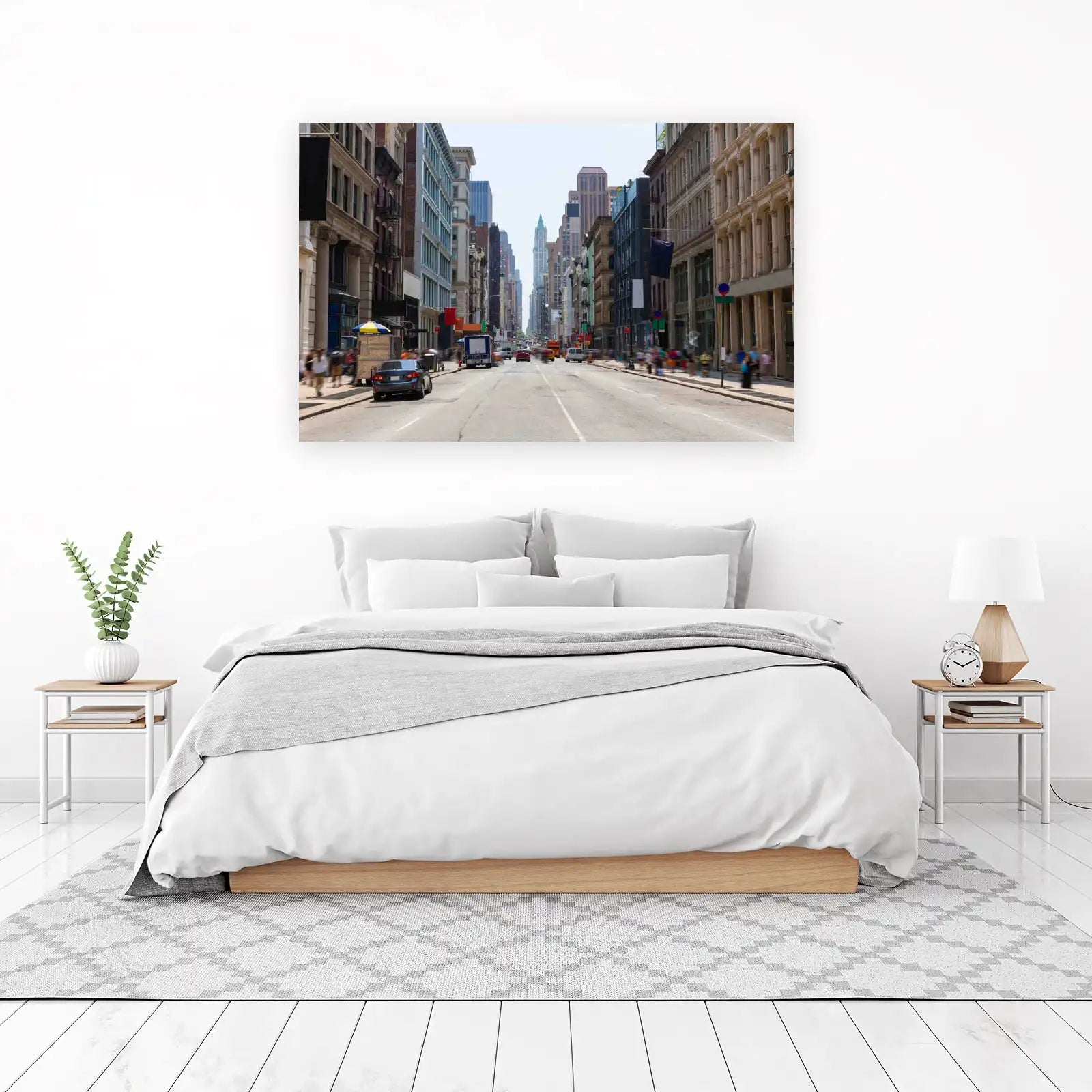 Vibrant Cityscape New York Street Wall Art