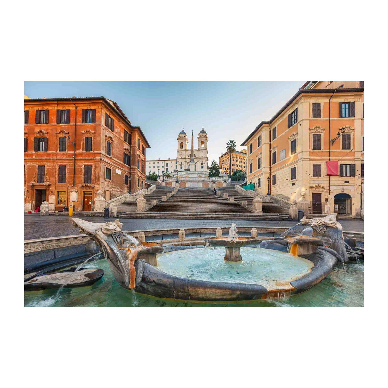 Spanish Steps Fountain Rome Wall Art