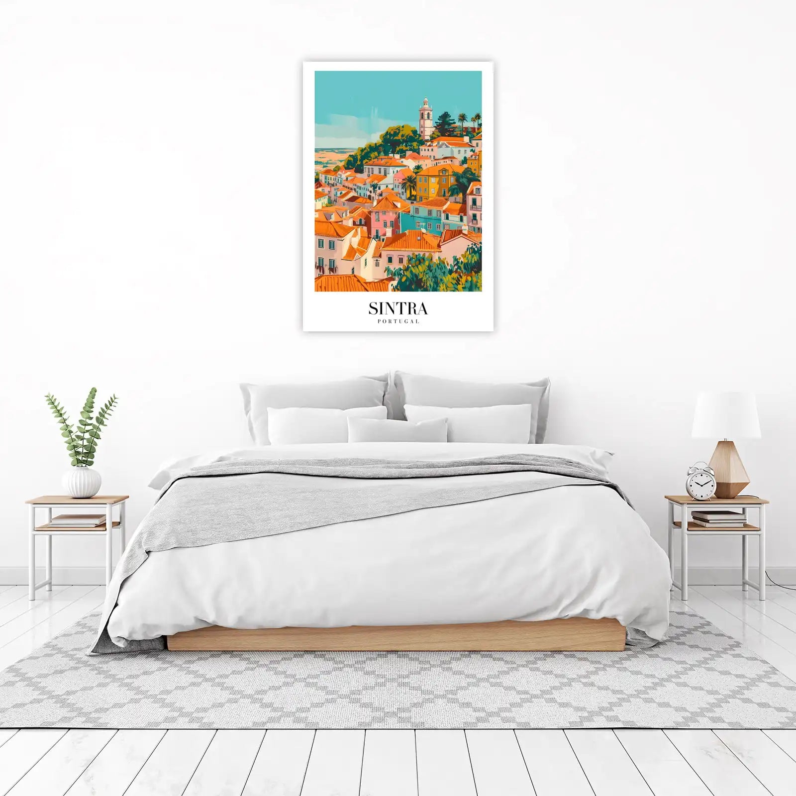 Vibrant Sintra Portugal Cityscape Wall Art