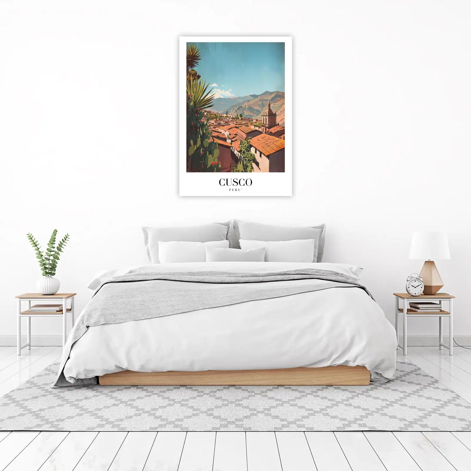 Vibrant Cusco Peru Cityscape Wall Art