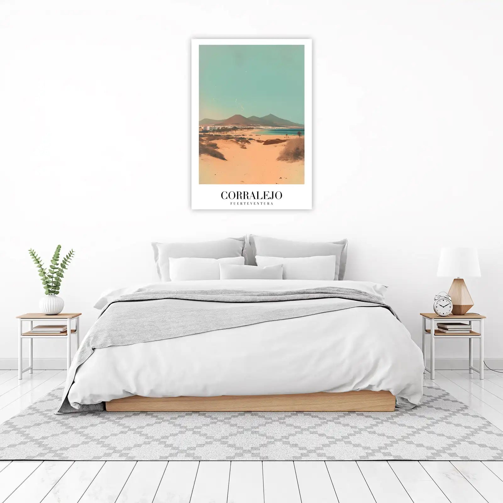 Corralejo Beach Serenity Wall Art