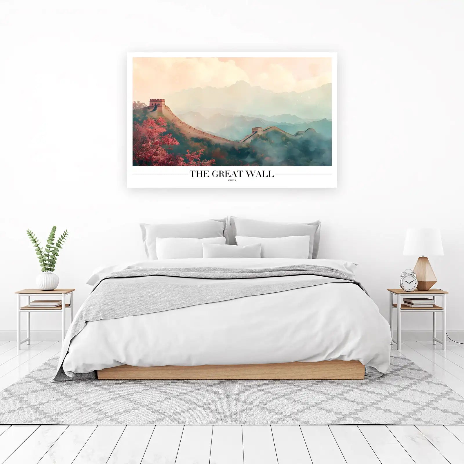 Great Wall of China Autumn Serenity Wall Art