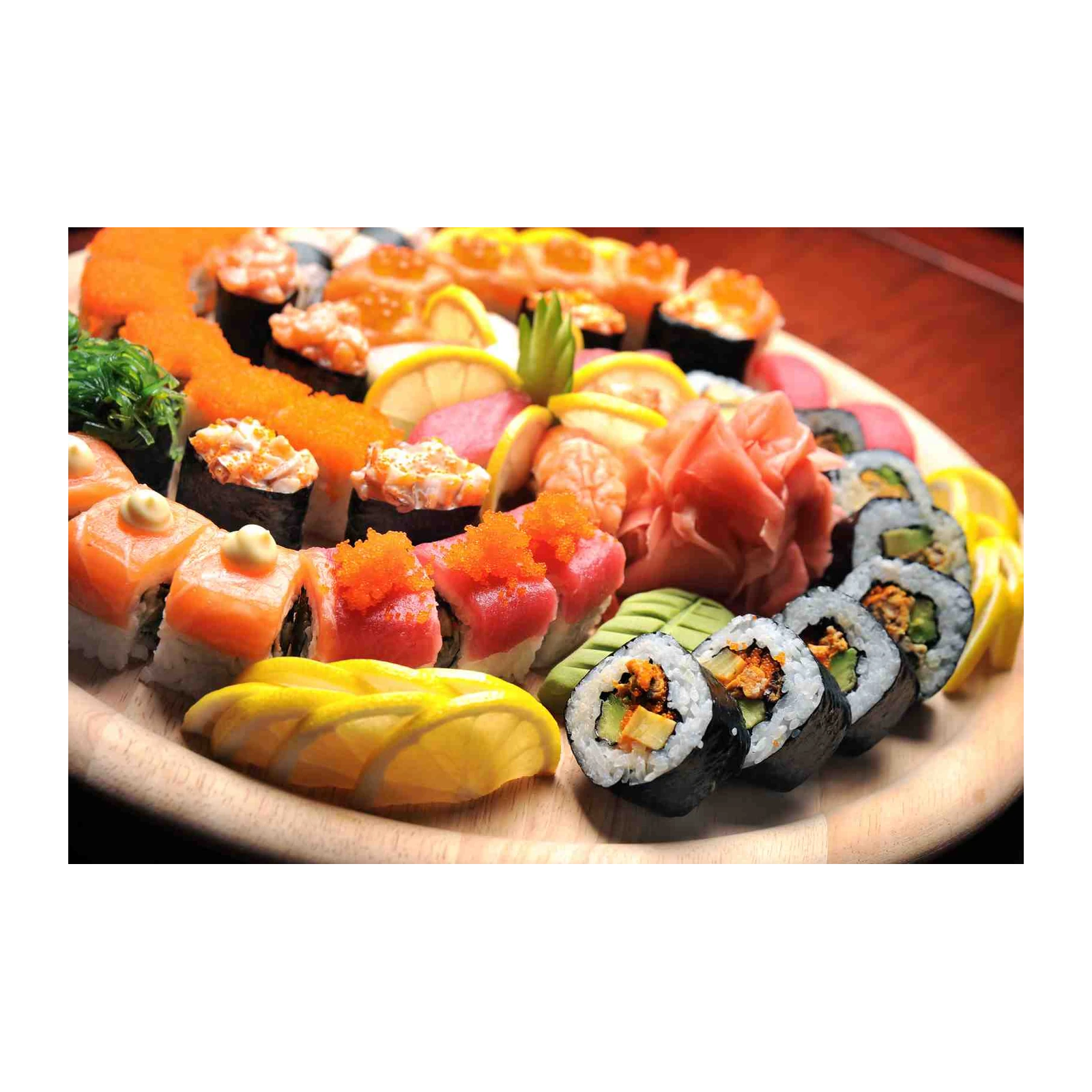Fresh Sushi Platter Wall Art