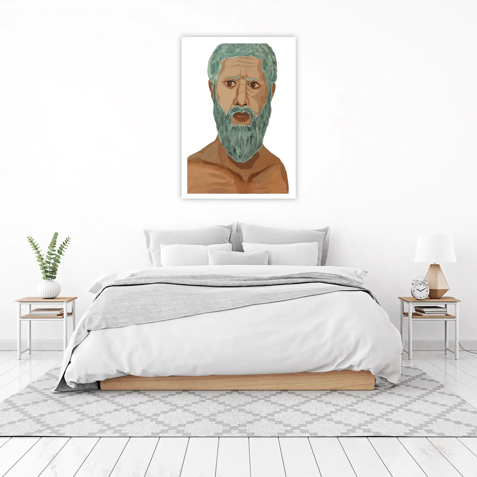 Socrates Portrait Ancient Greek Philosopher Wall Art