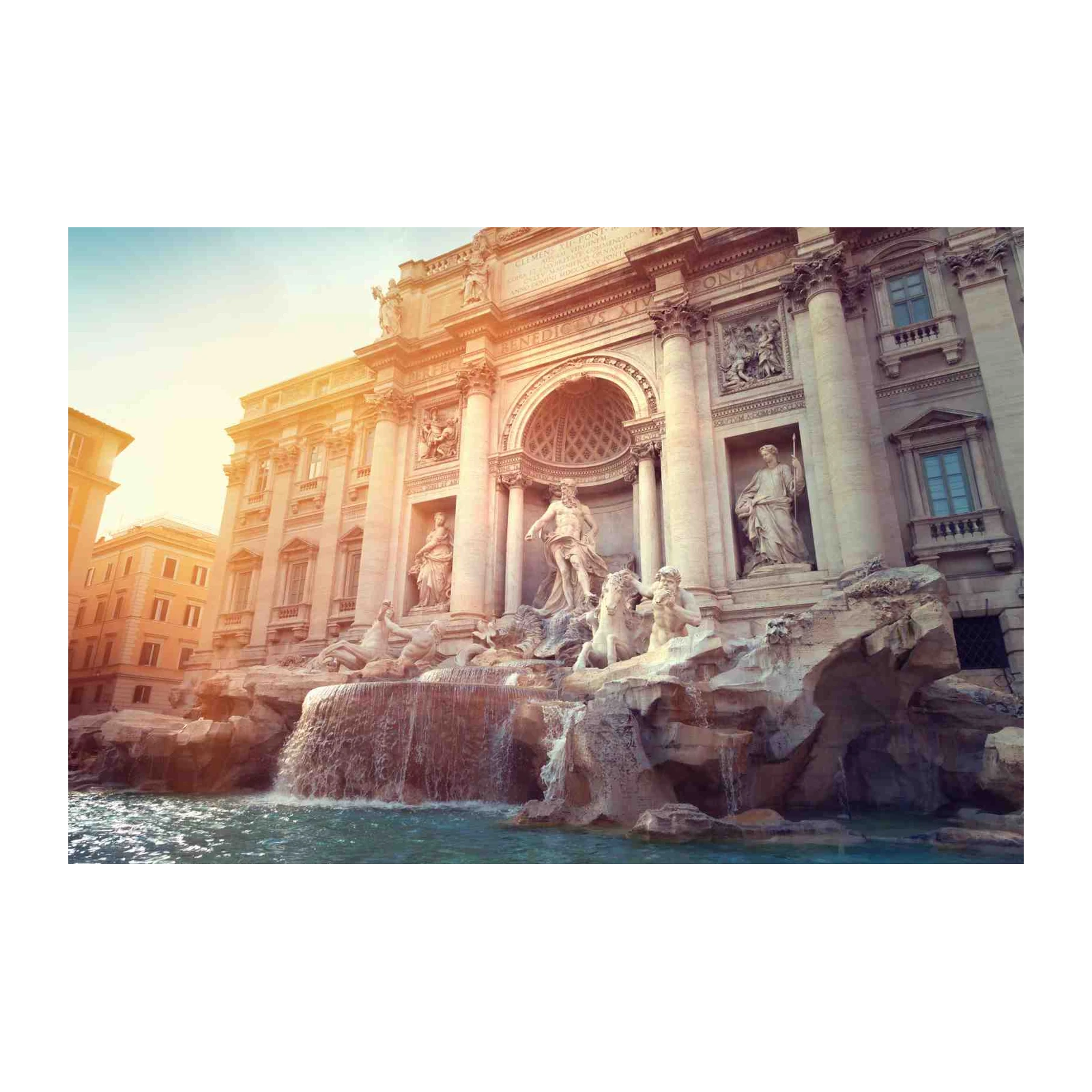 Rome Trevi Fountain Serenity Wall Art
