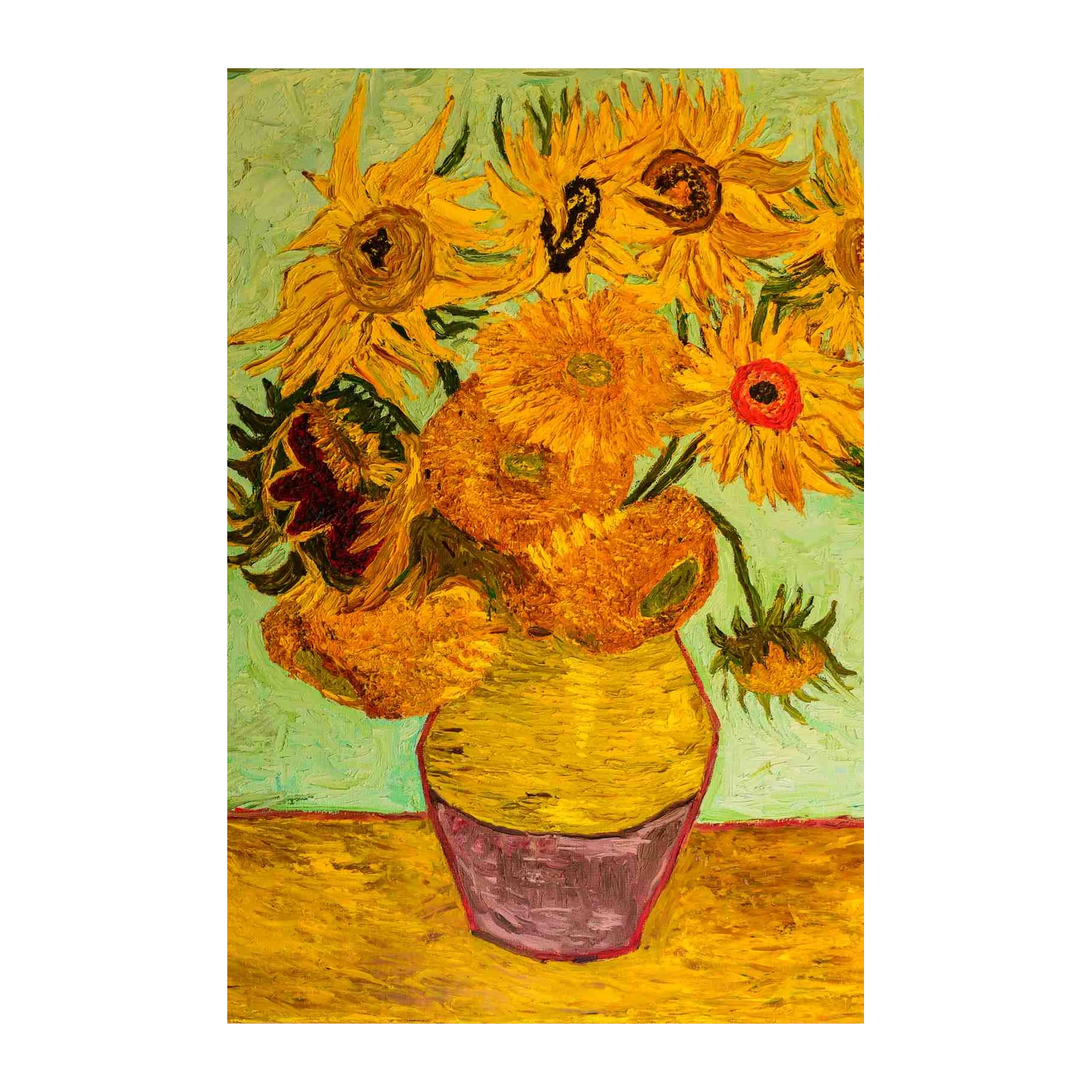 Vibrant Sunflowers Bouquet Wall Art