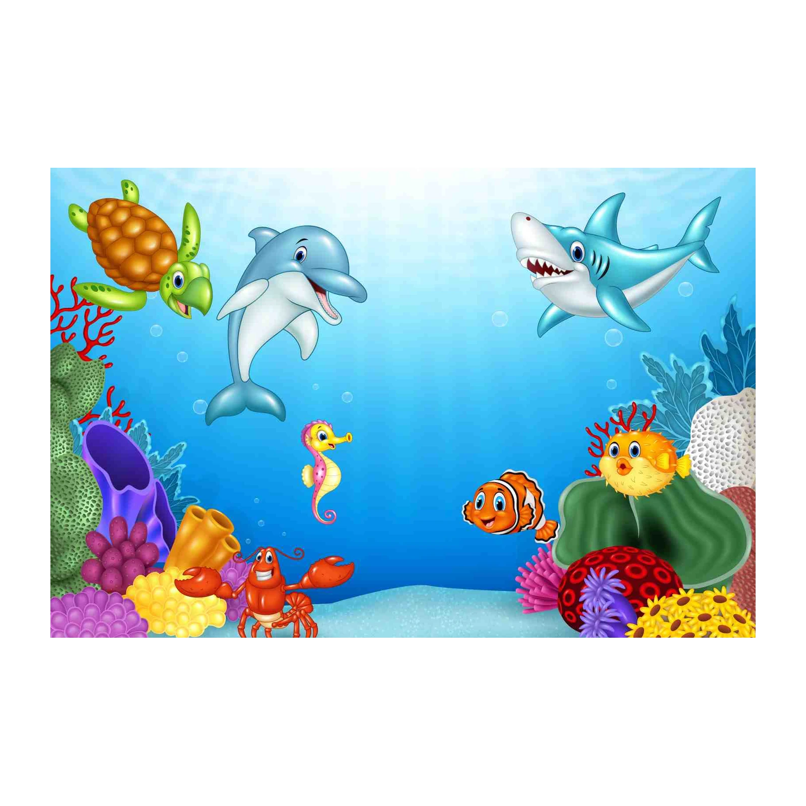 Whimsical Ocean Friends Wall Art