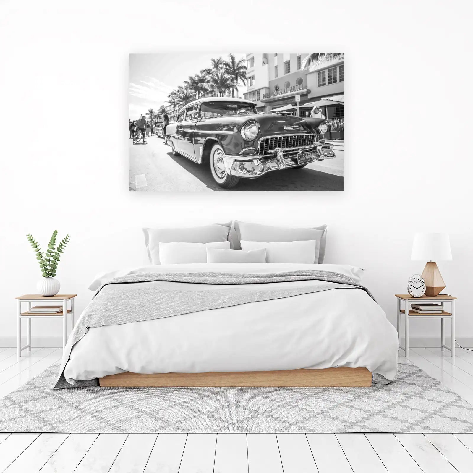 Classic Chevrolet Art Deco Street Scene Wall Art