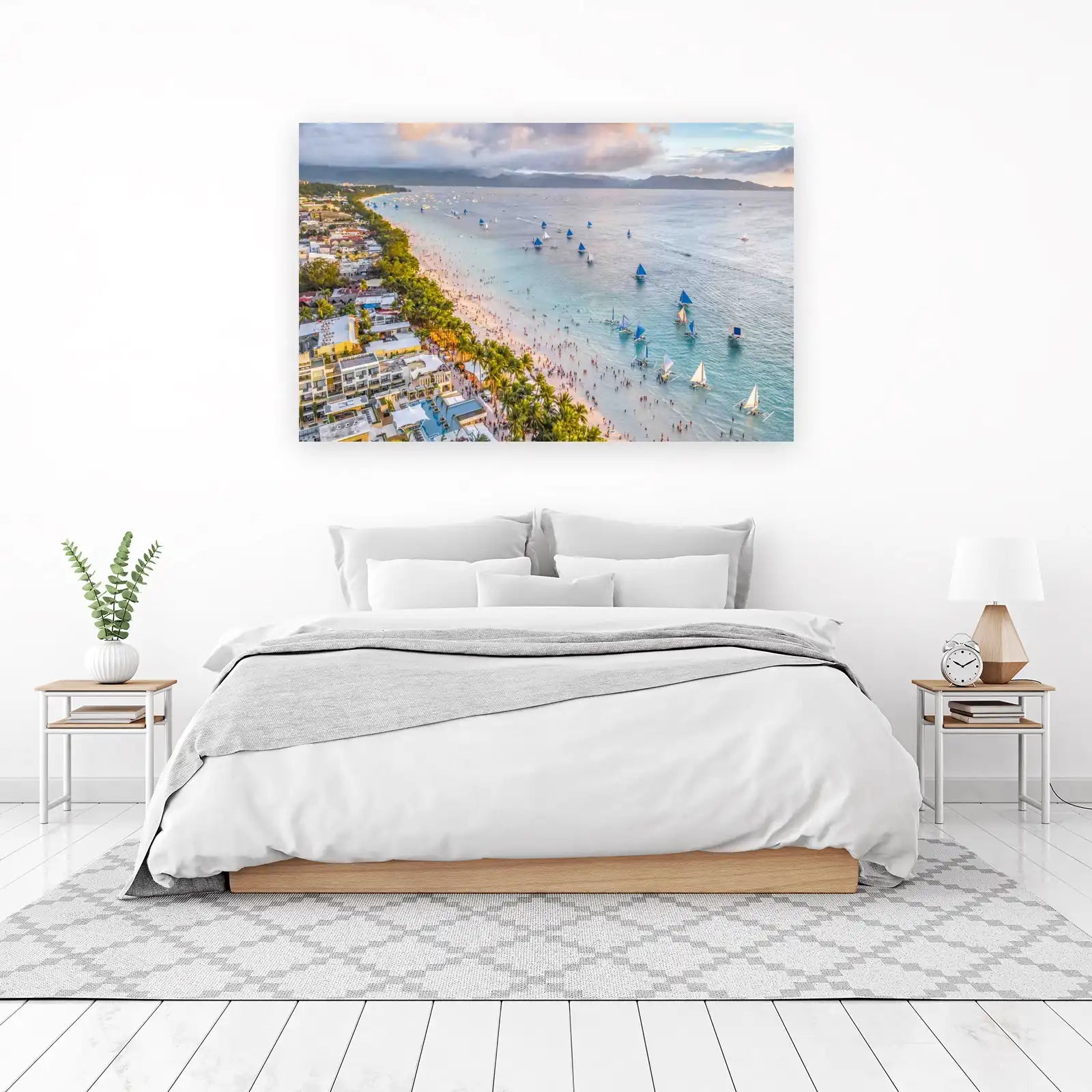 Boracay Beach Sailing Paradise Wall Art