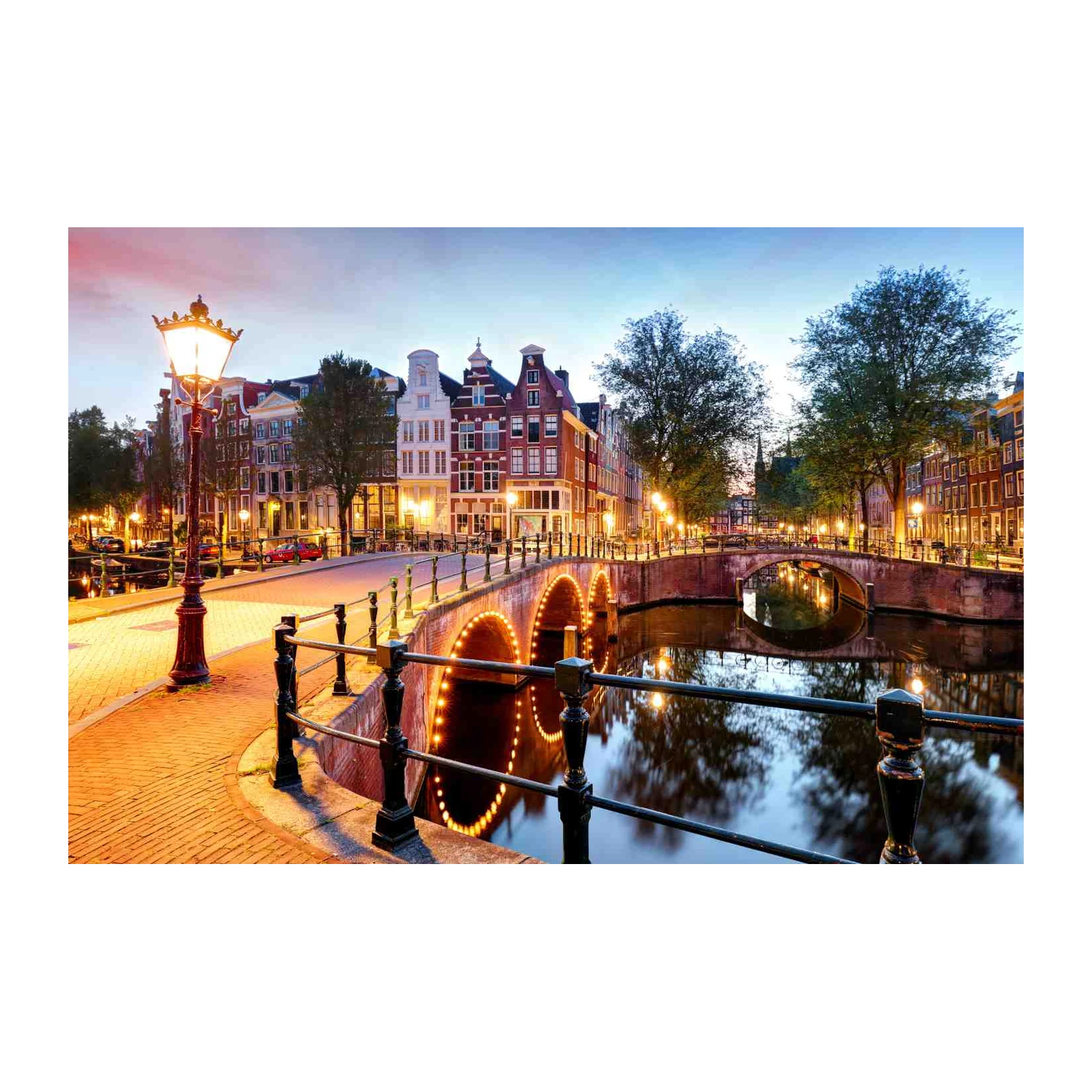 Enchanting Amsterdam Canal View Wall Art
