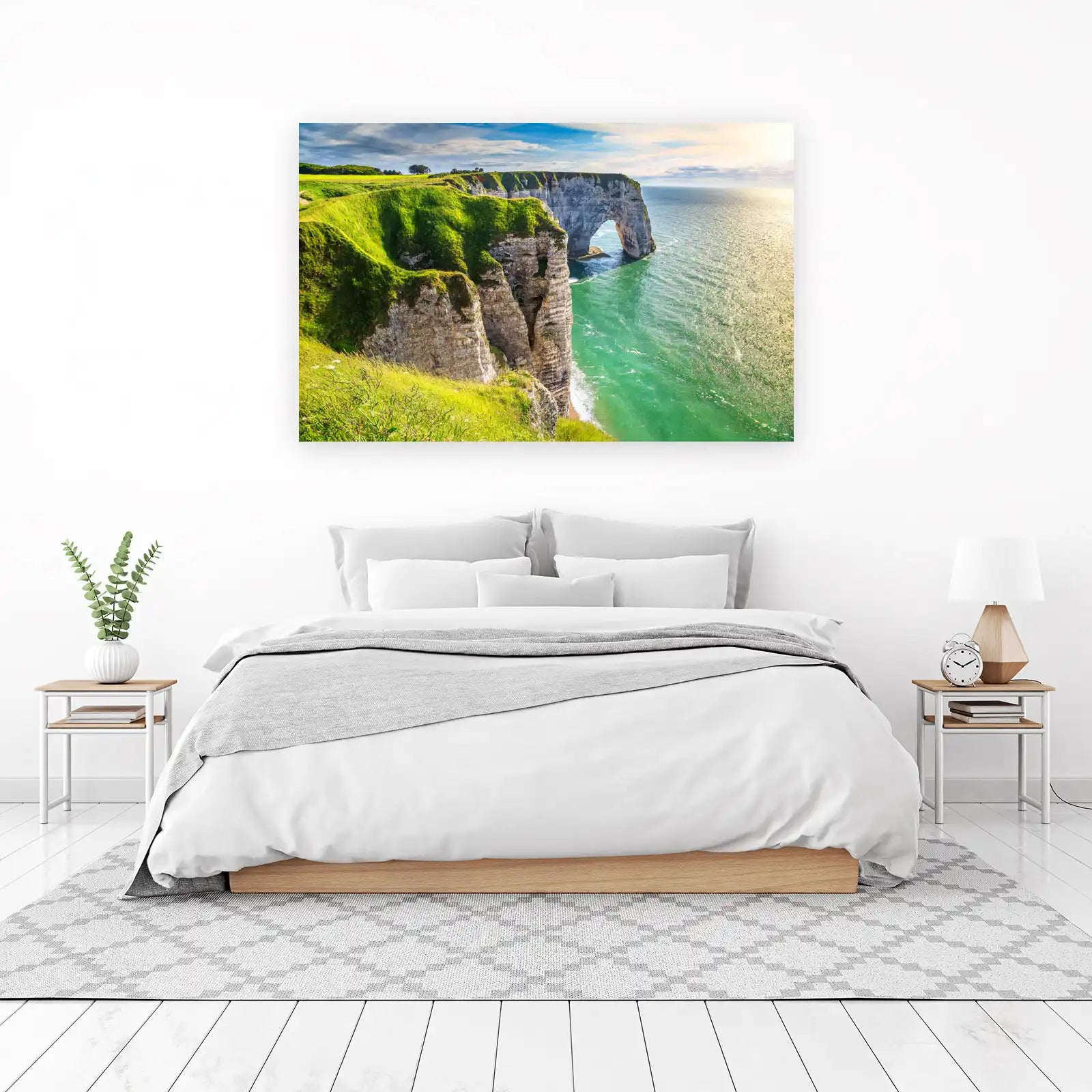 Etretat Cliffs Coastal Arch Wall Art