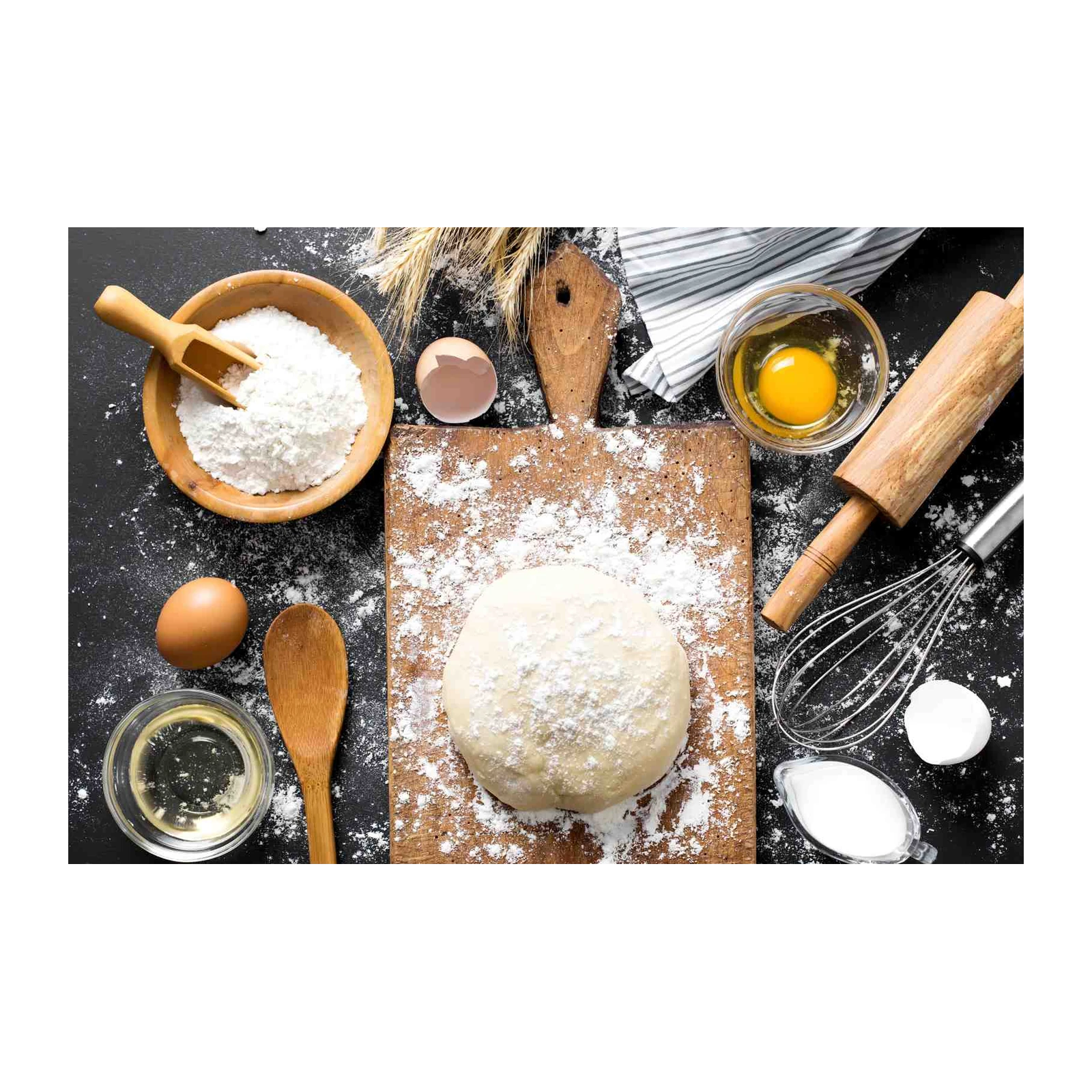 Artisan Baking Dough & Ingredients Wall Art