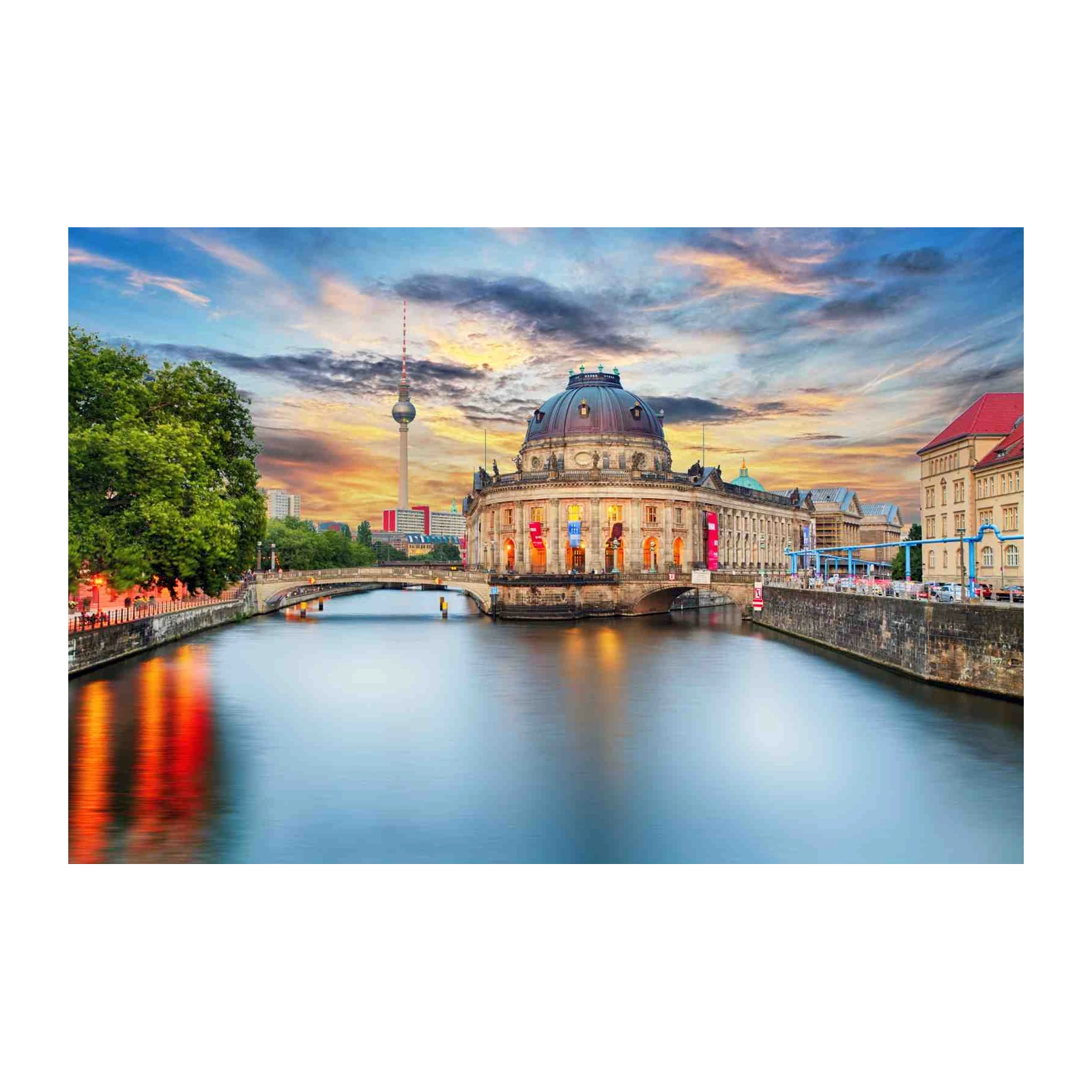 Berlin Bode Museum River View Wall Art