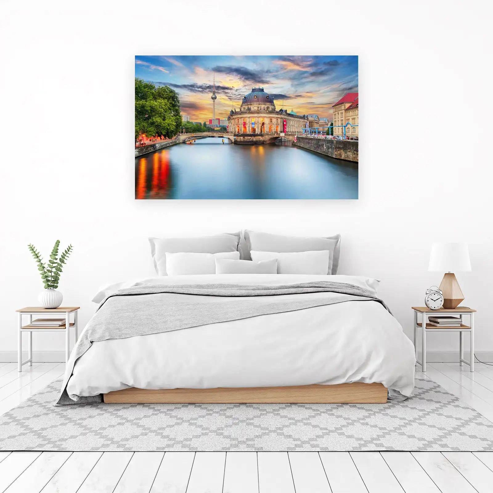 Berlin Bode Museum River View Wall Art