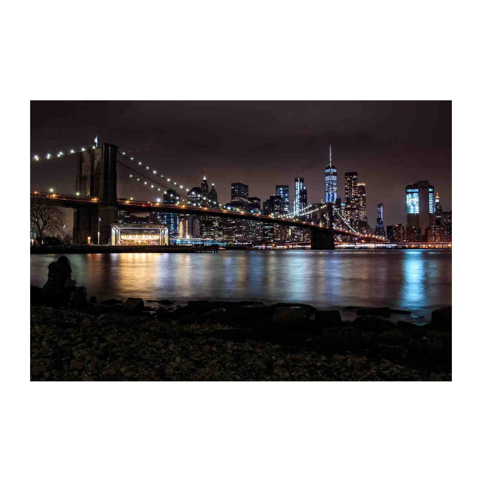 Brooklyn Bridge Nightscape Wall Art