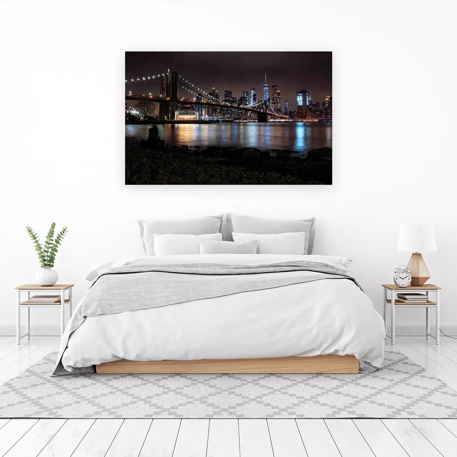 Brooklyn Bridge Nightscape Wall Art