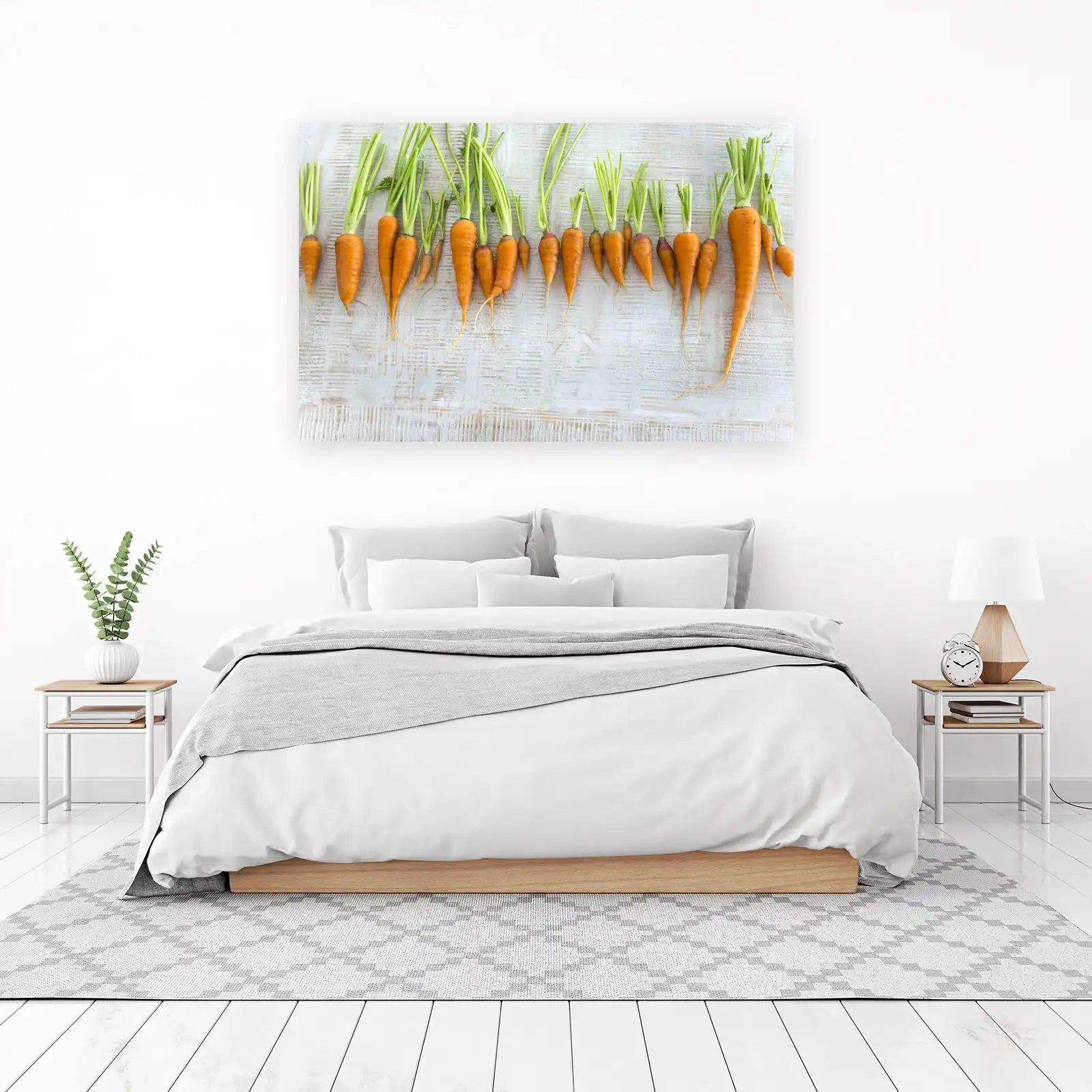 Vibrant Carrot Harvest Wall Art