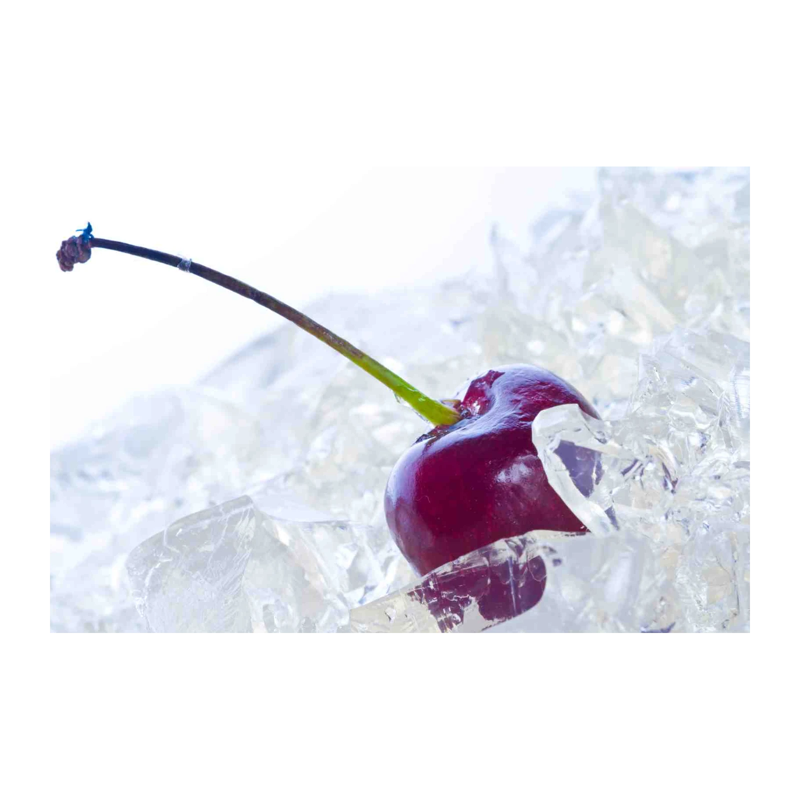 Vibrant Cherry in Ice Wall Art
