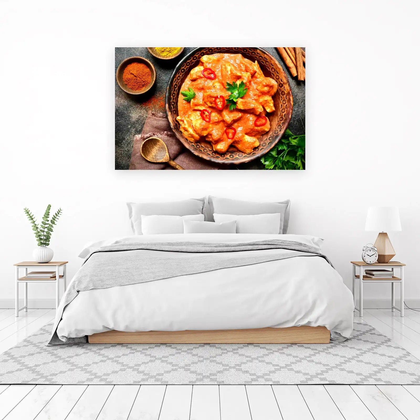 Vibrant Indian Chicken Curry Wall Art
