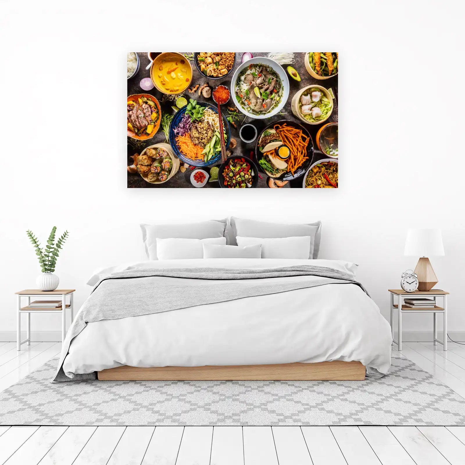 Vibrant Asian Feast Wall Art