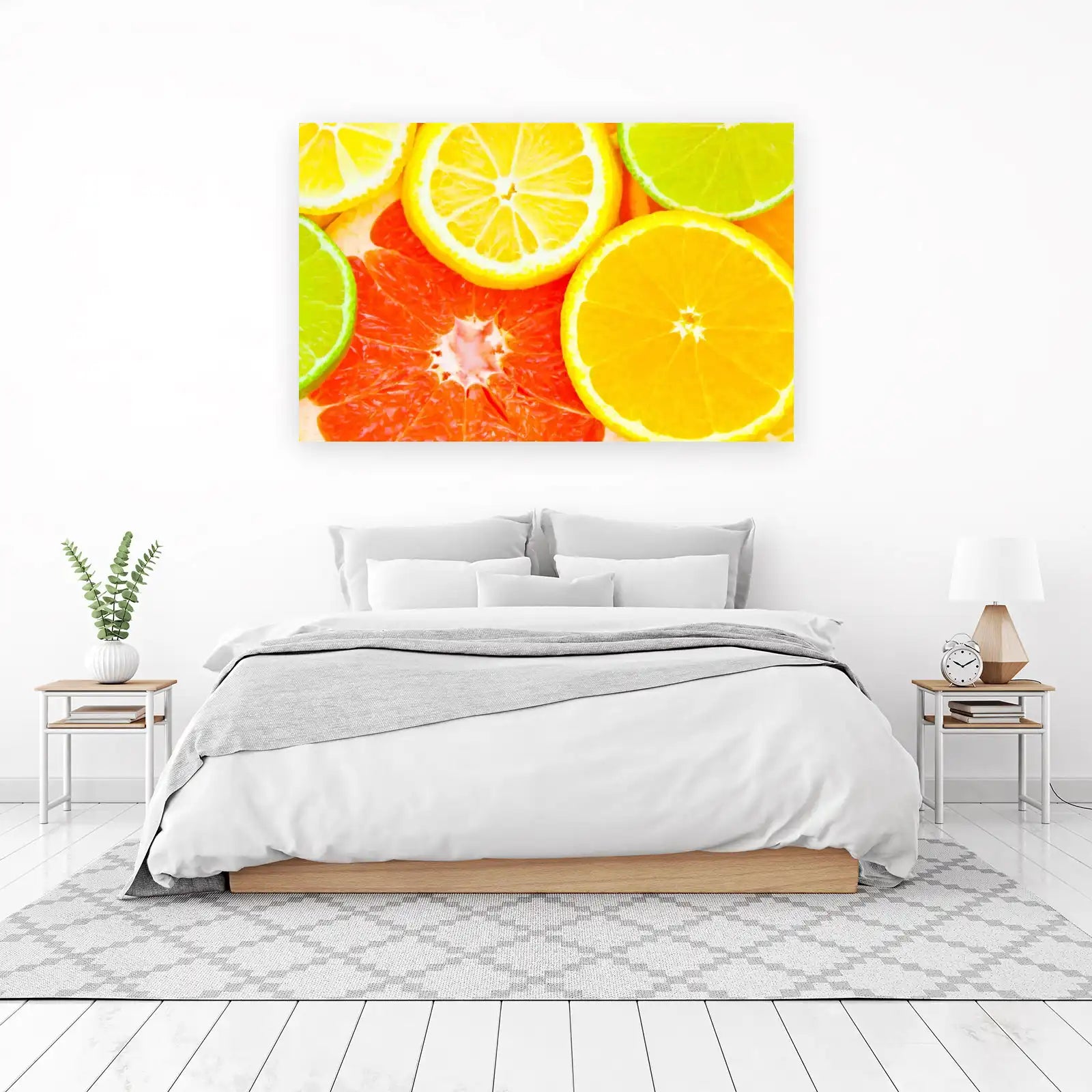 Vibrant Citrus Fruit Slices Wall Art