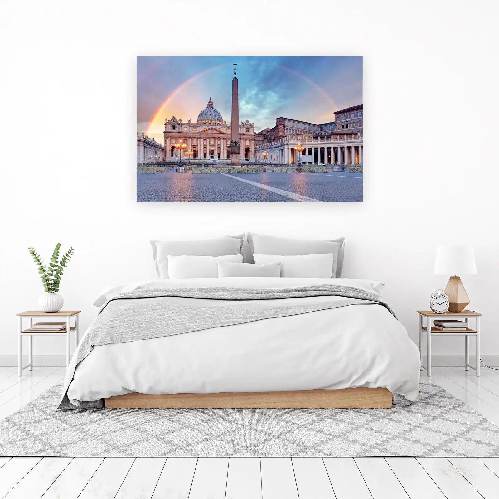 St. Peter's Basilica Rainbow Wall Art